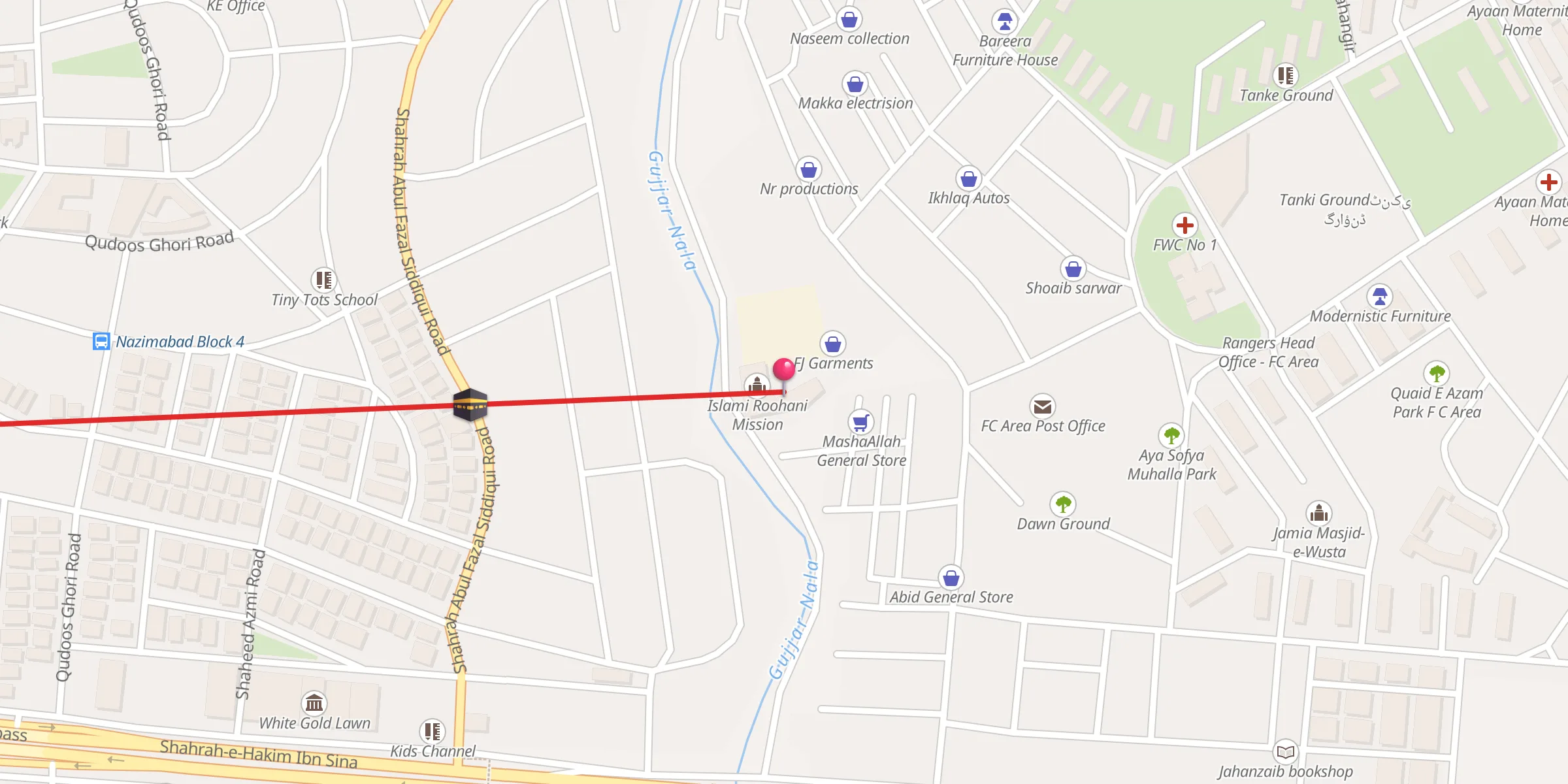 Carte de localisation : Islami Roohani Mission