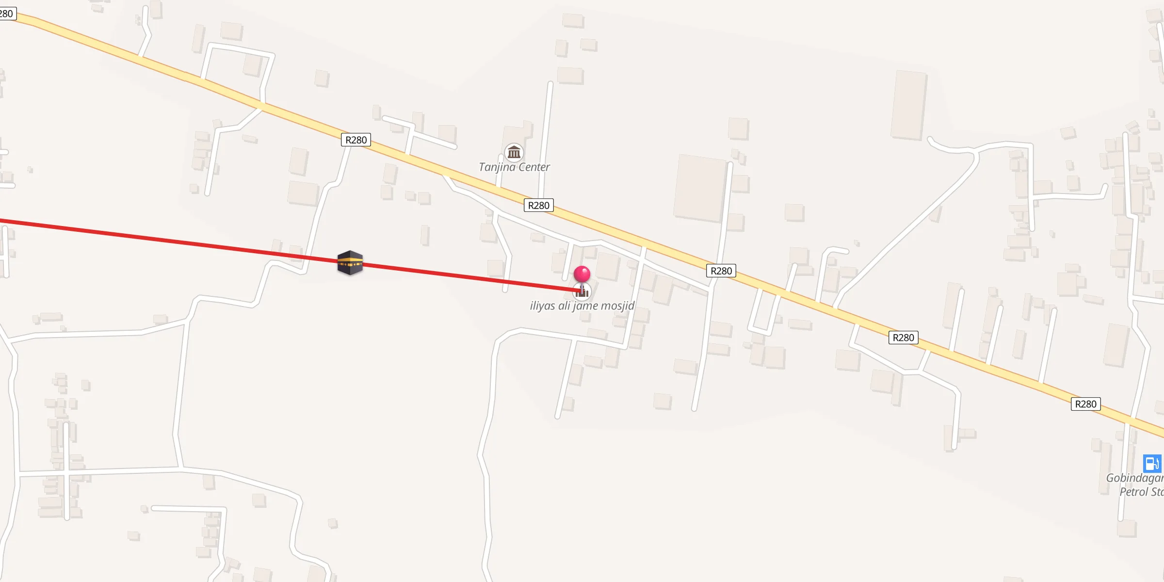 Carte de localisation : iliyas ali jame mosjid