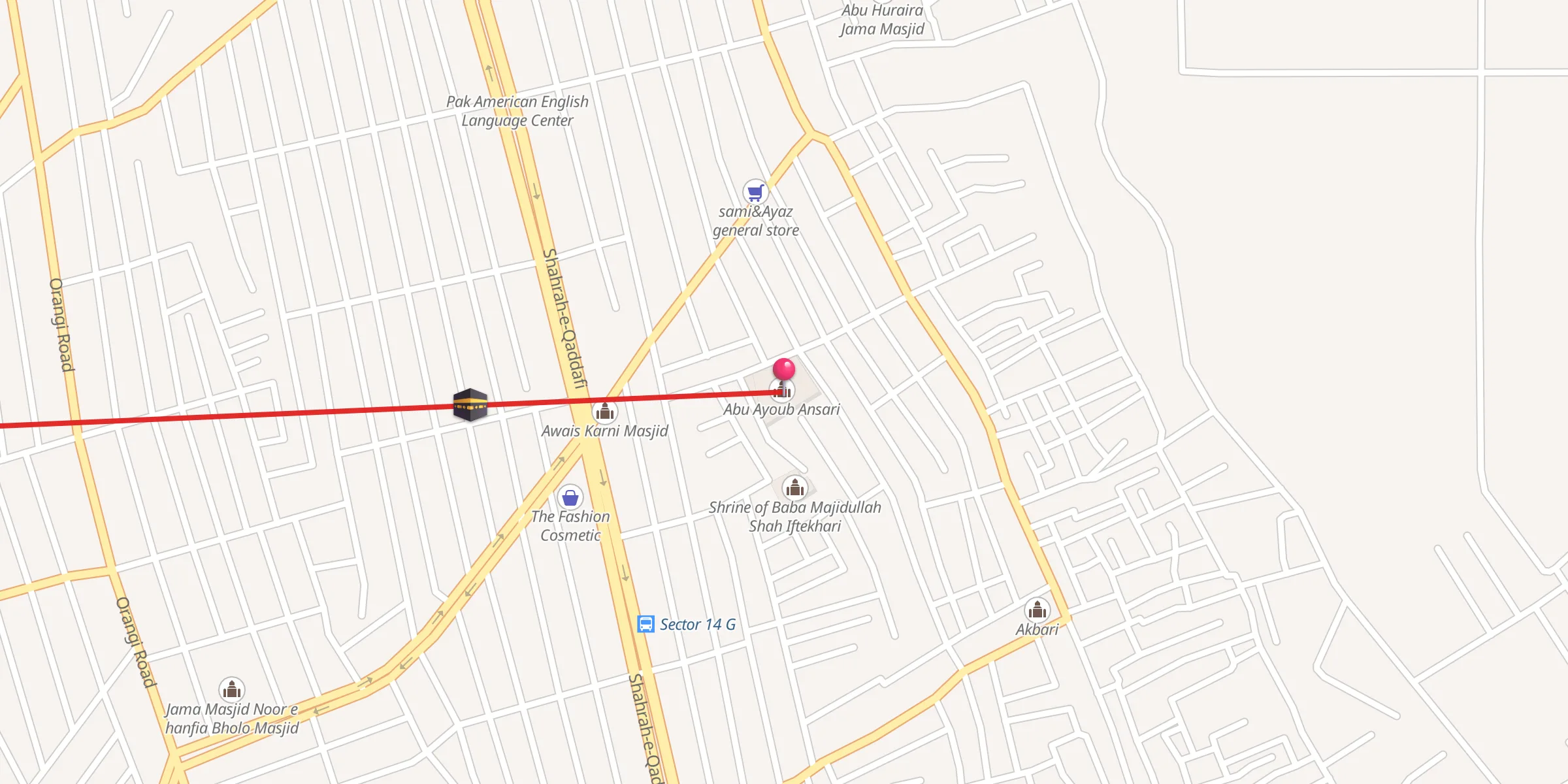 Carte de localisation : Abu Ayoub Ansari