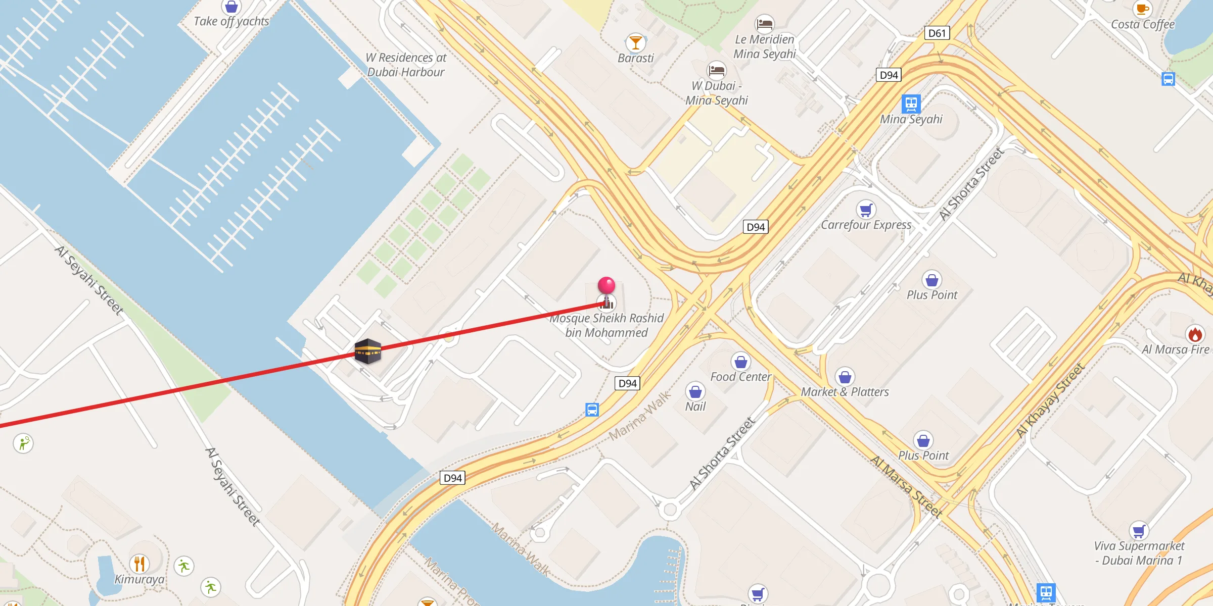 Carte de localisation : Mosque Sheikh Rashid bin Mohammed