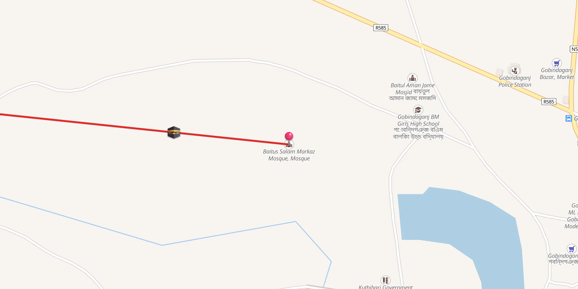 Carte de localisation : Baitus Salam Markaz Mosque, Mosque