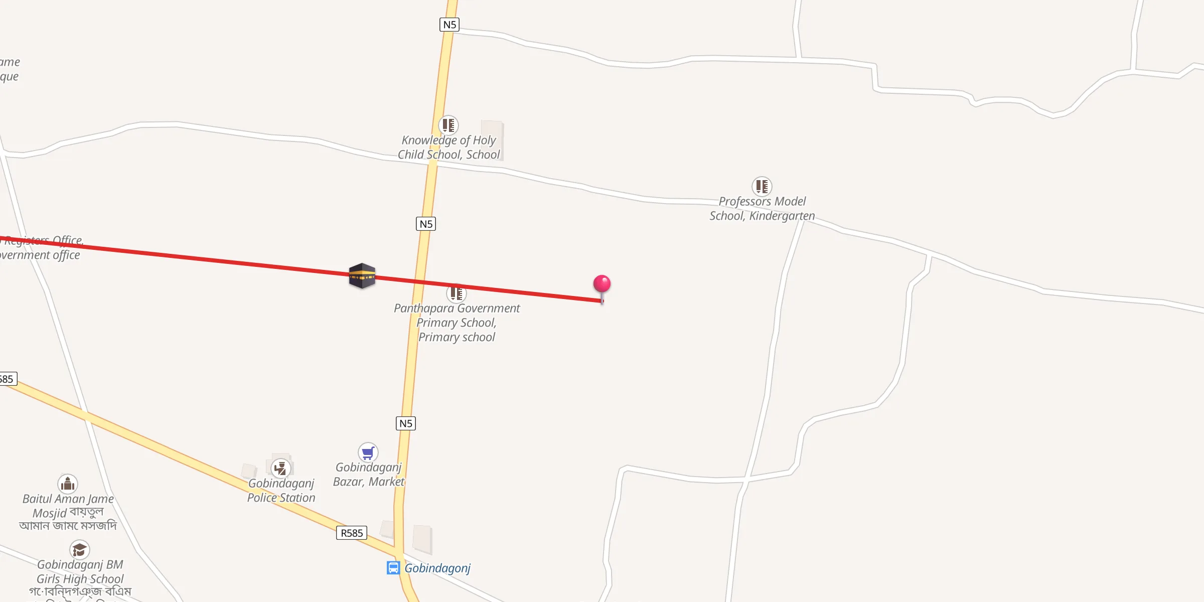 Carte de localisation : Baitul Mamur Jame Mosque, Mosque