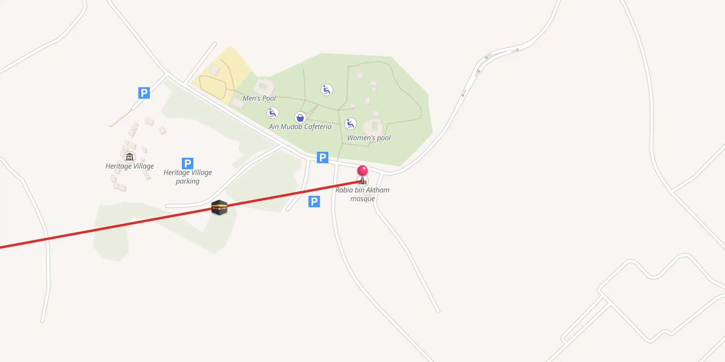 Carte de localisation : مسجد ربيعة بن اكثم