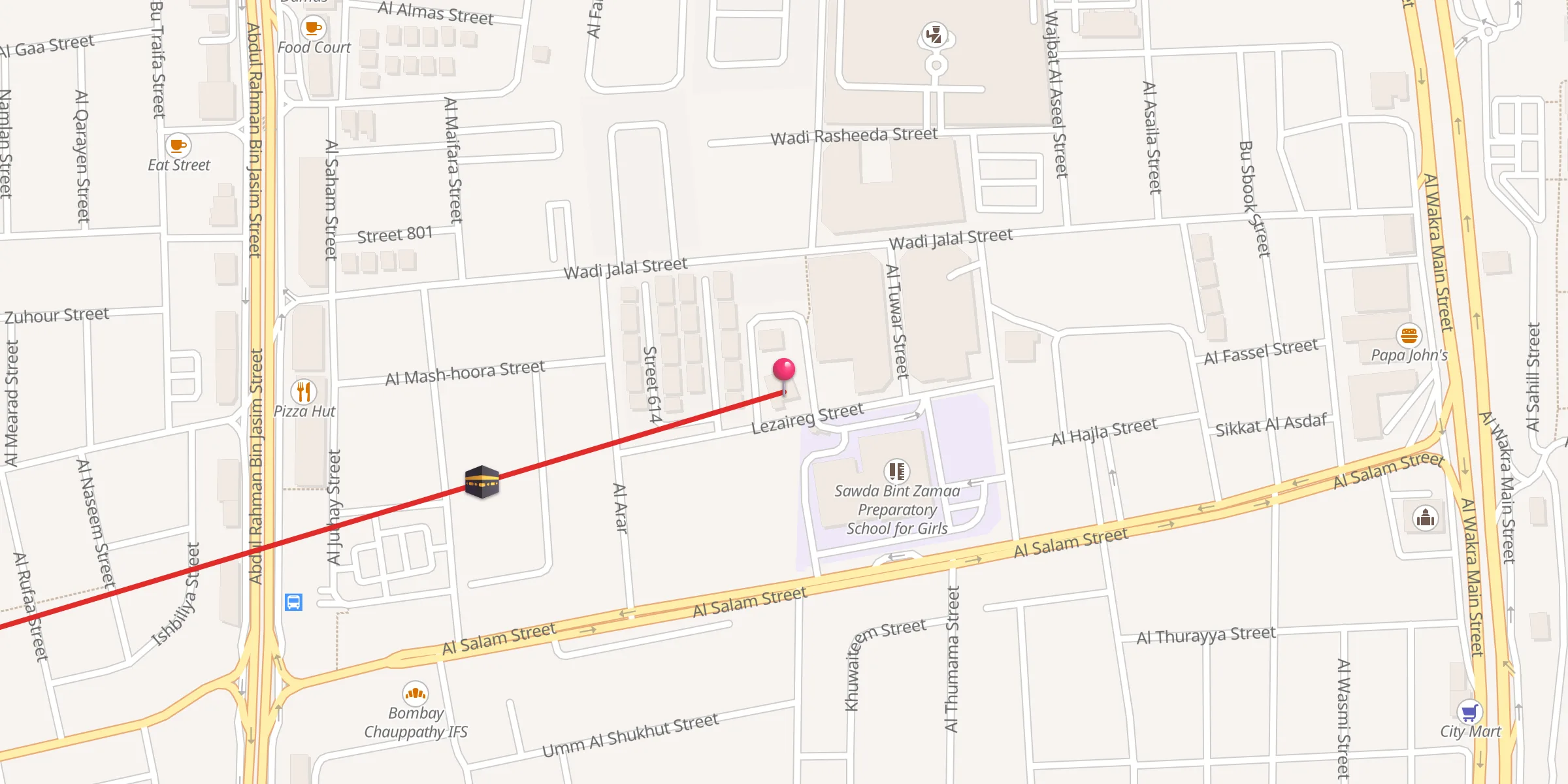 Carte de localisation : Masjid Al Ibrahim