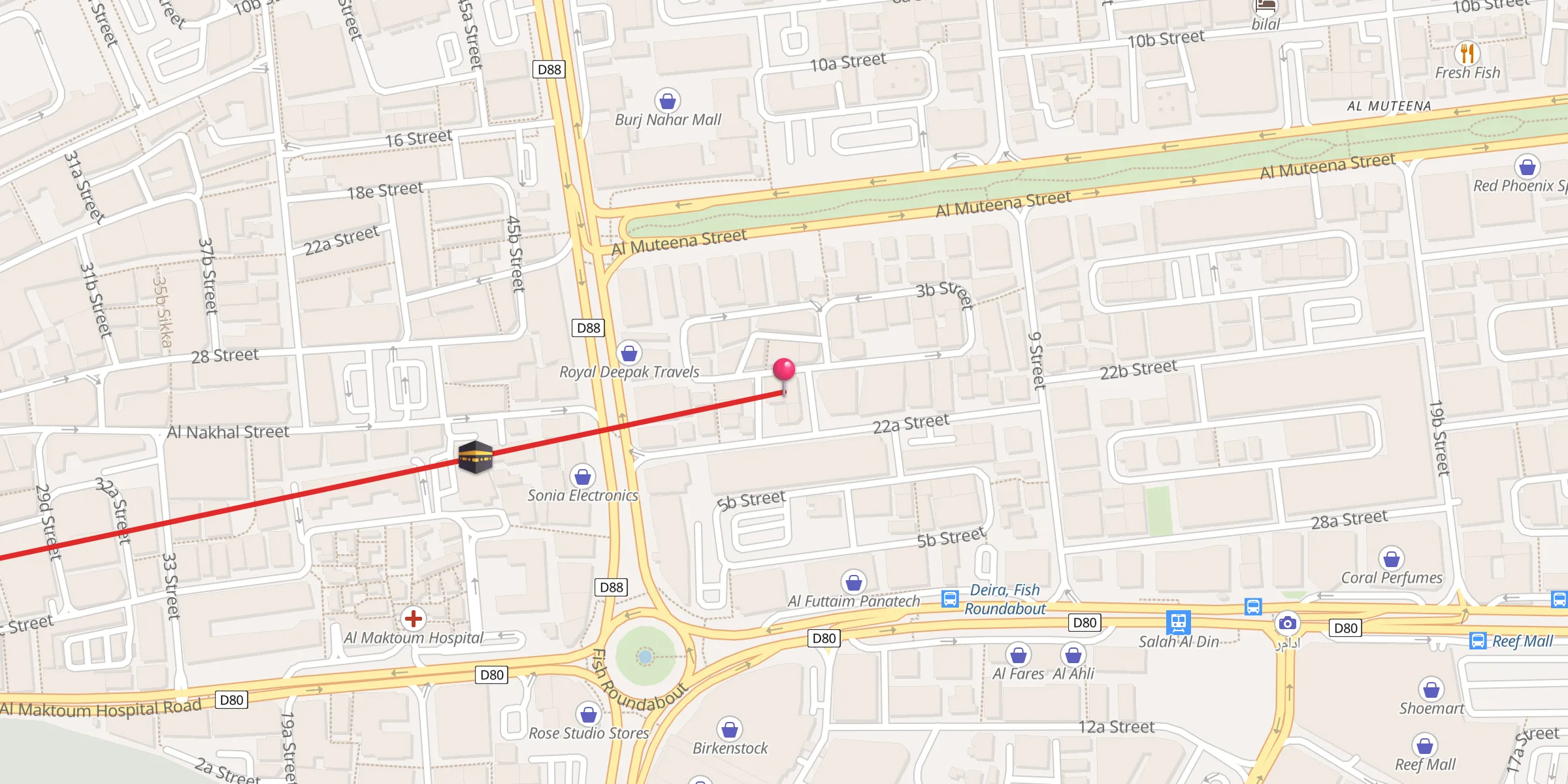 Carte de localisation : Bilal bin Rabah Mosque