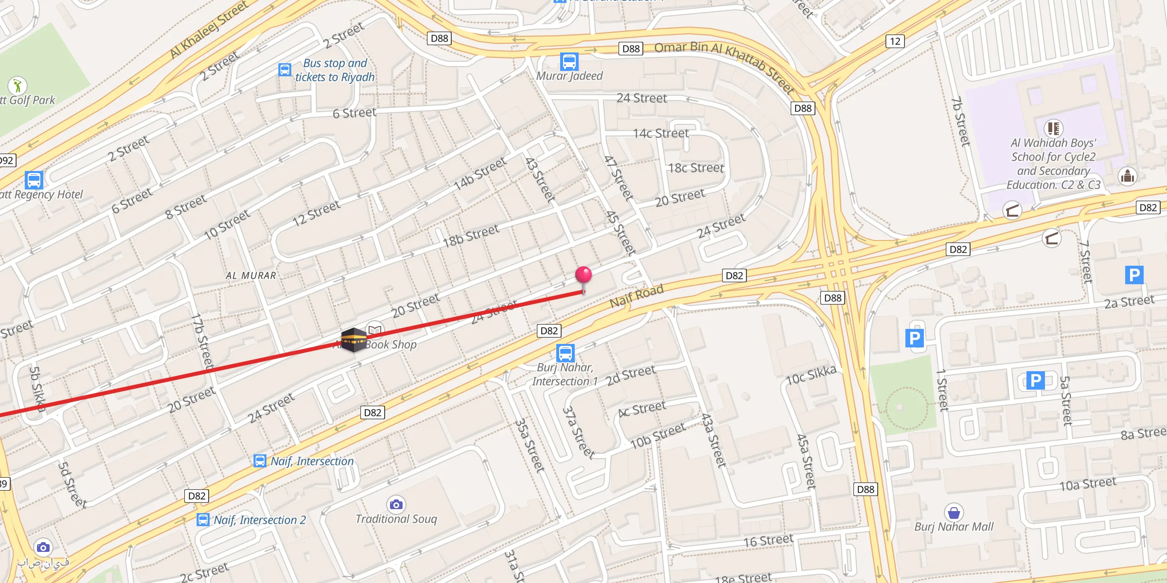 Carte de localisation : Al Futtaim Masjid