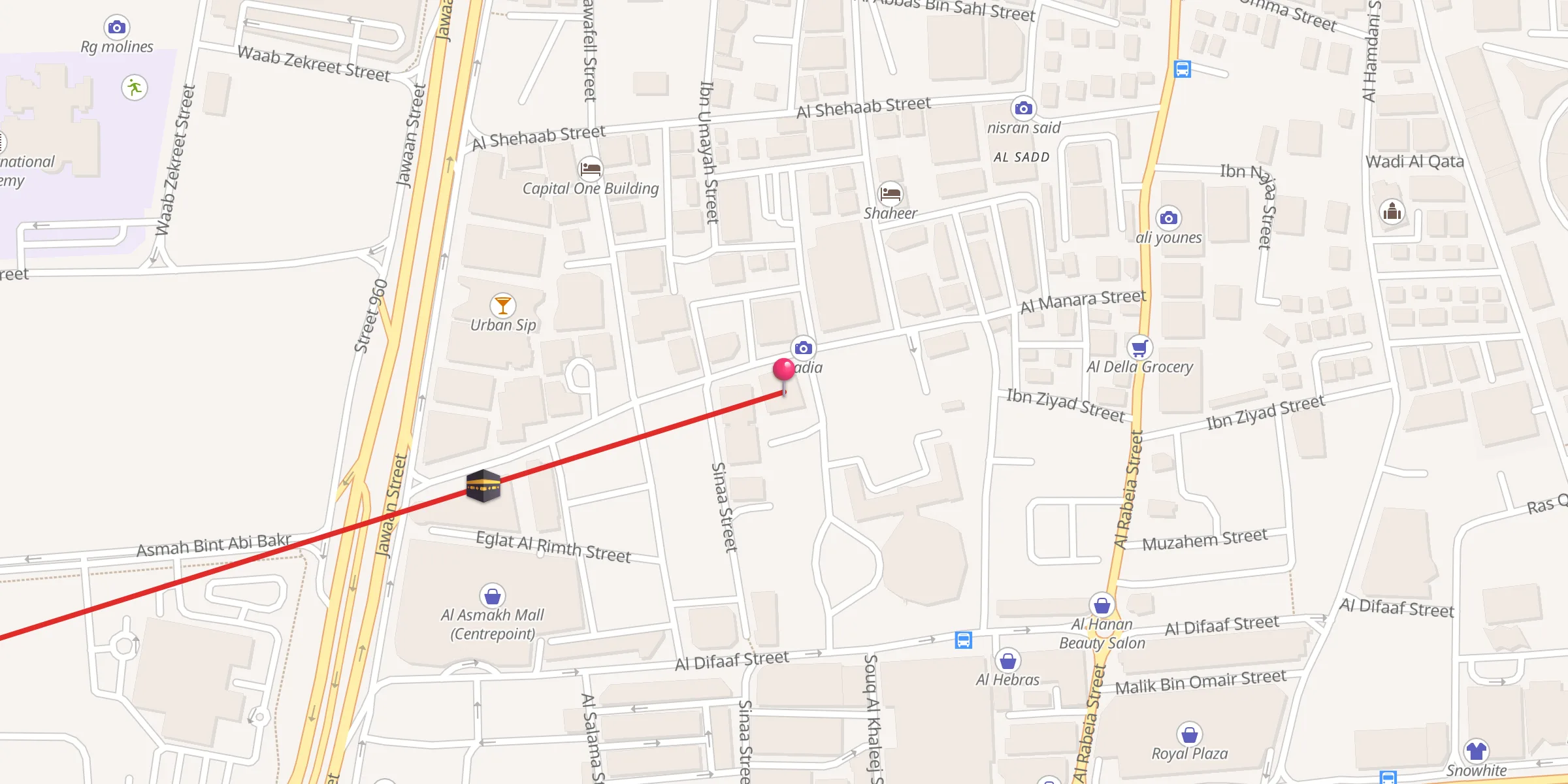 Carte de localisation : Sheikh Nasr Khalifa Ahmad Al Thani Masjid