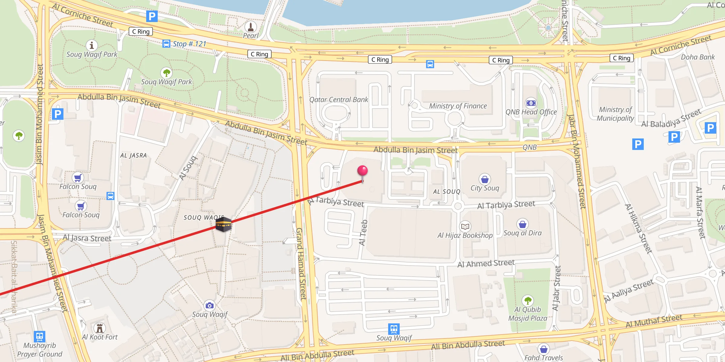 Carte de localisation : Fanar Qatar Islamic Cultural Center