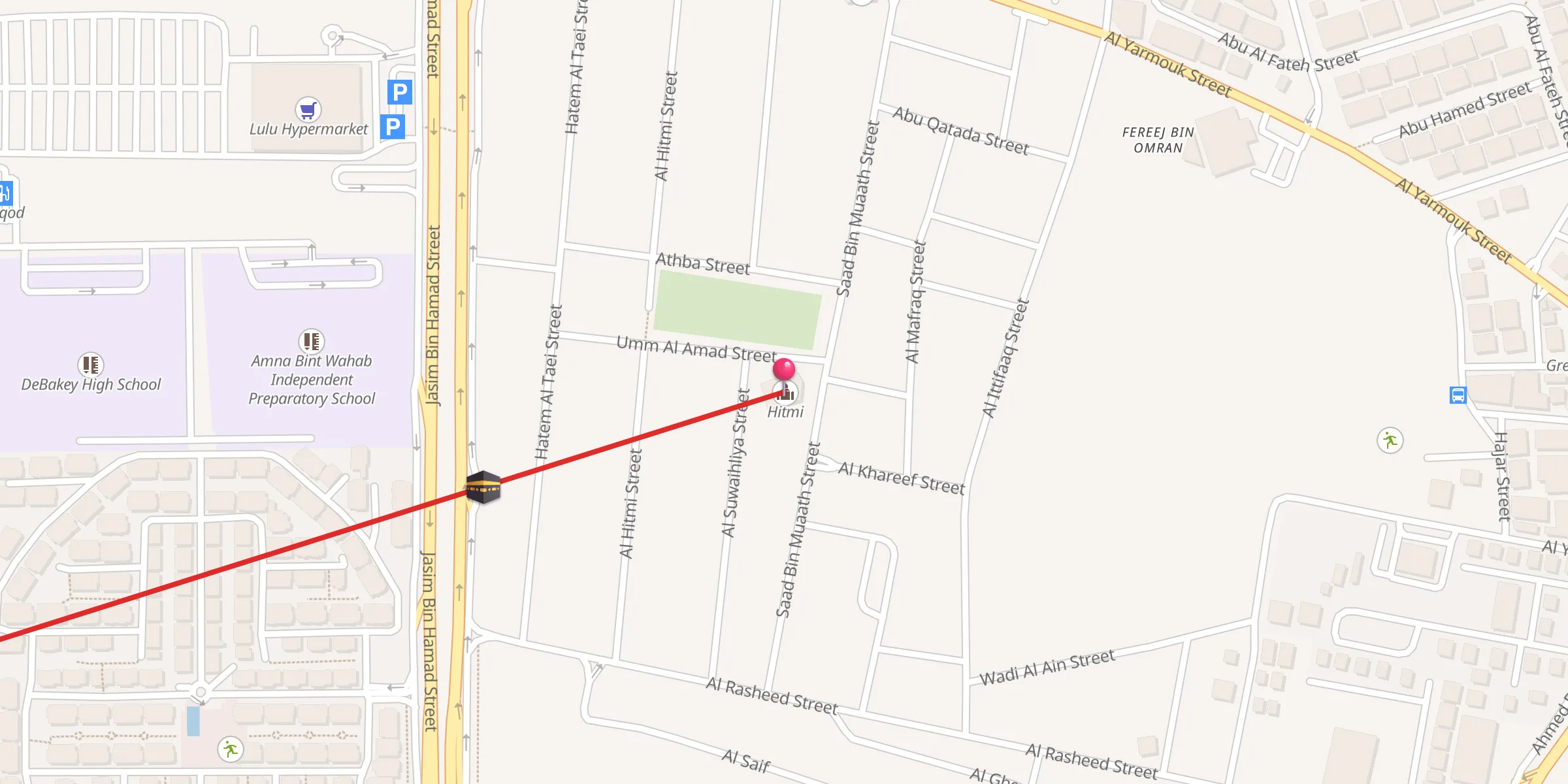 Carte de localisation : Hitmi