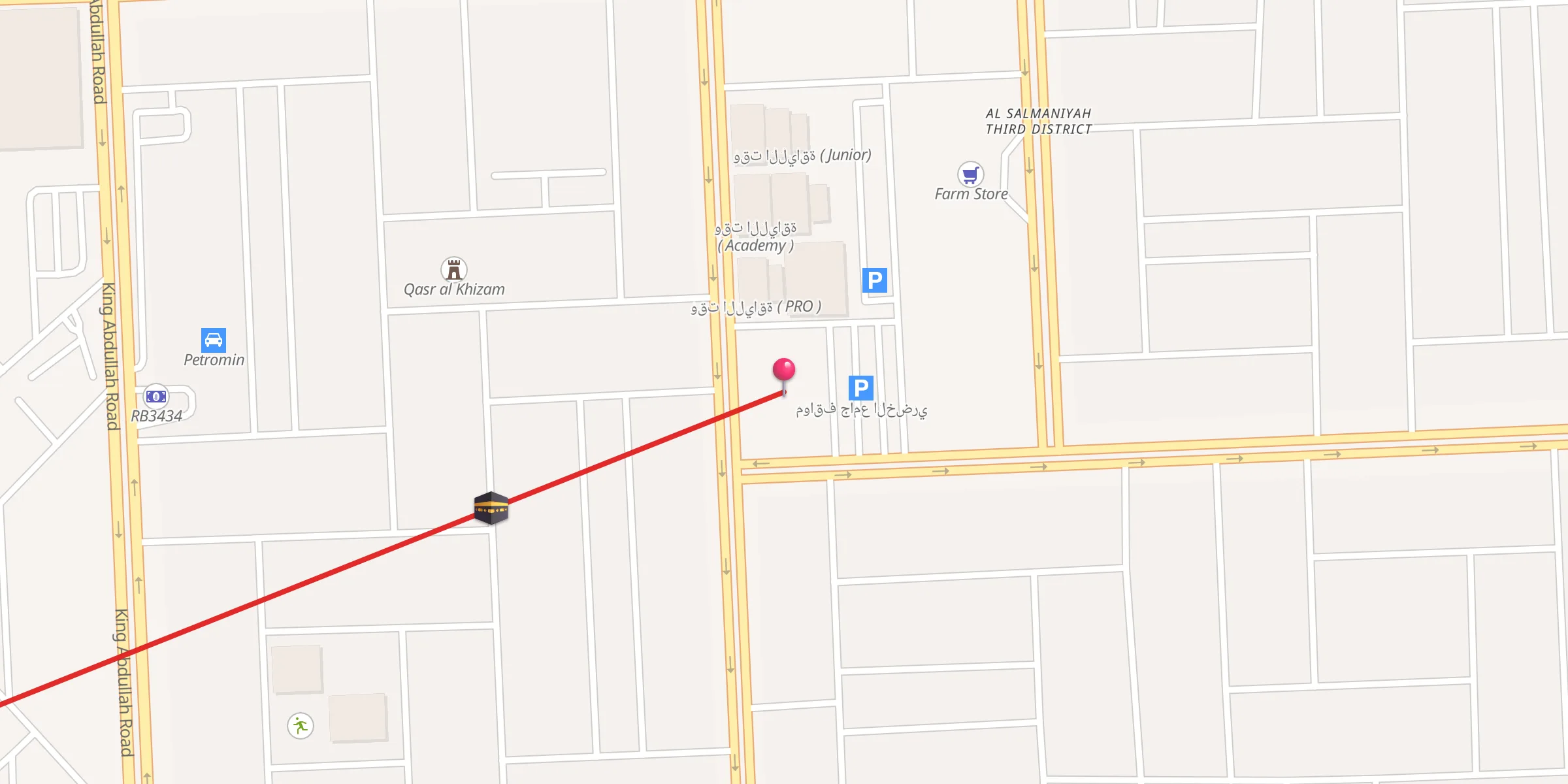 Carte de localisation : جامع الخضري