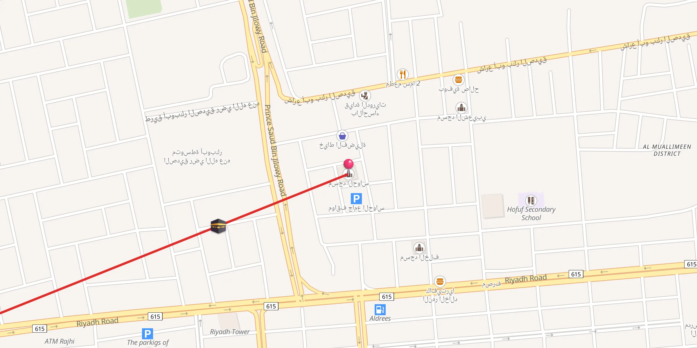 Carte de localisation : مسجد الحواس