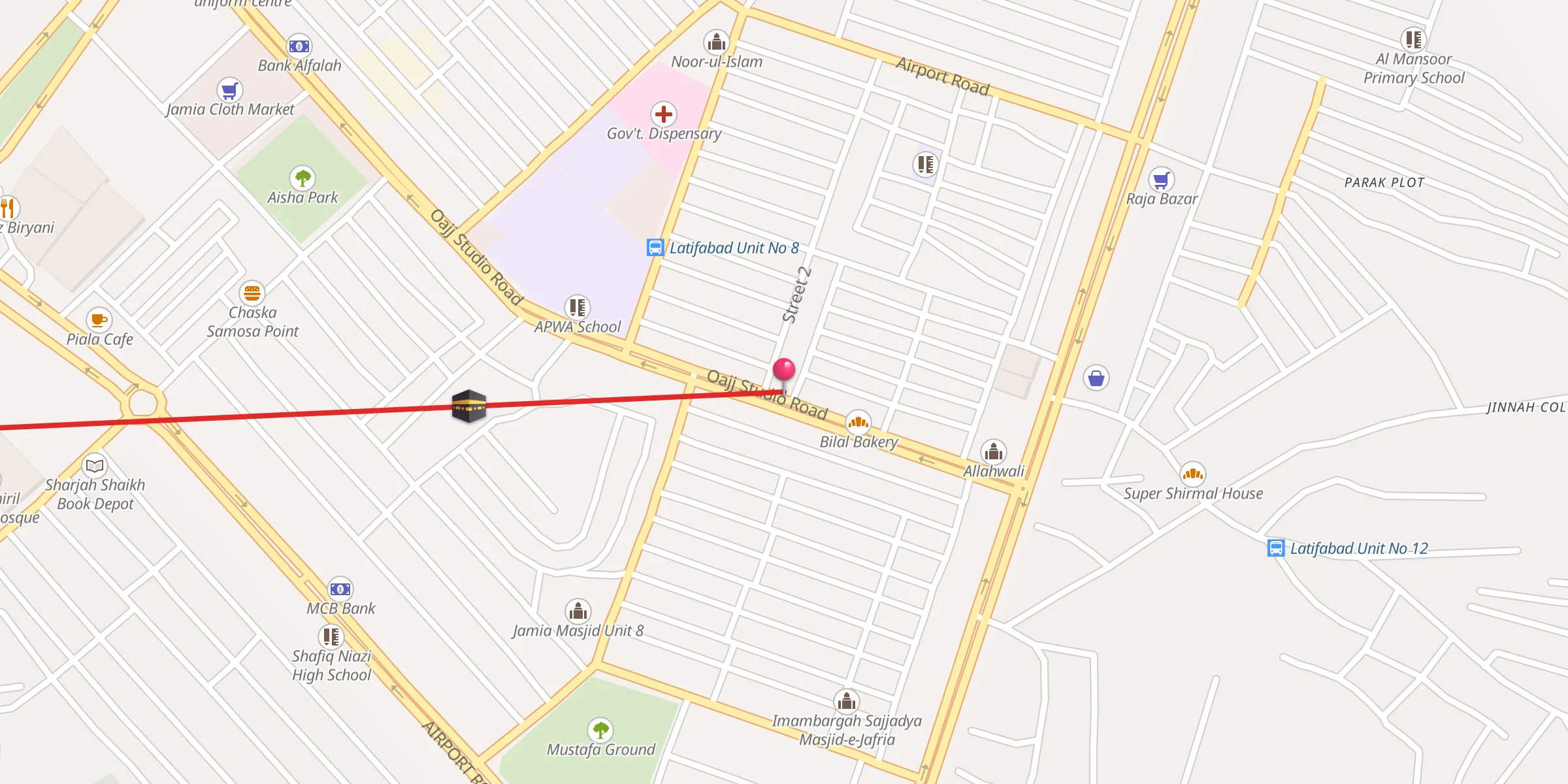 Carte de localisation : Ghosia