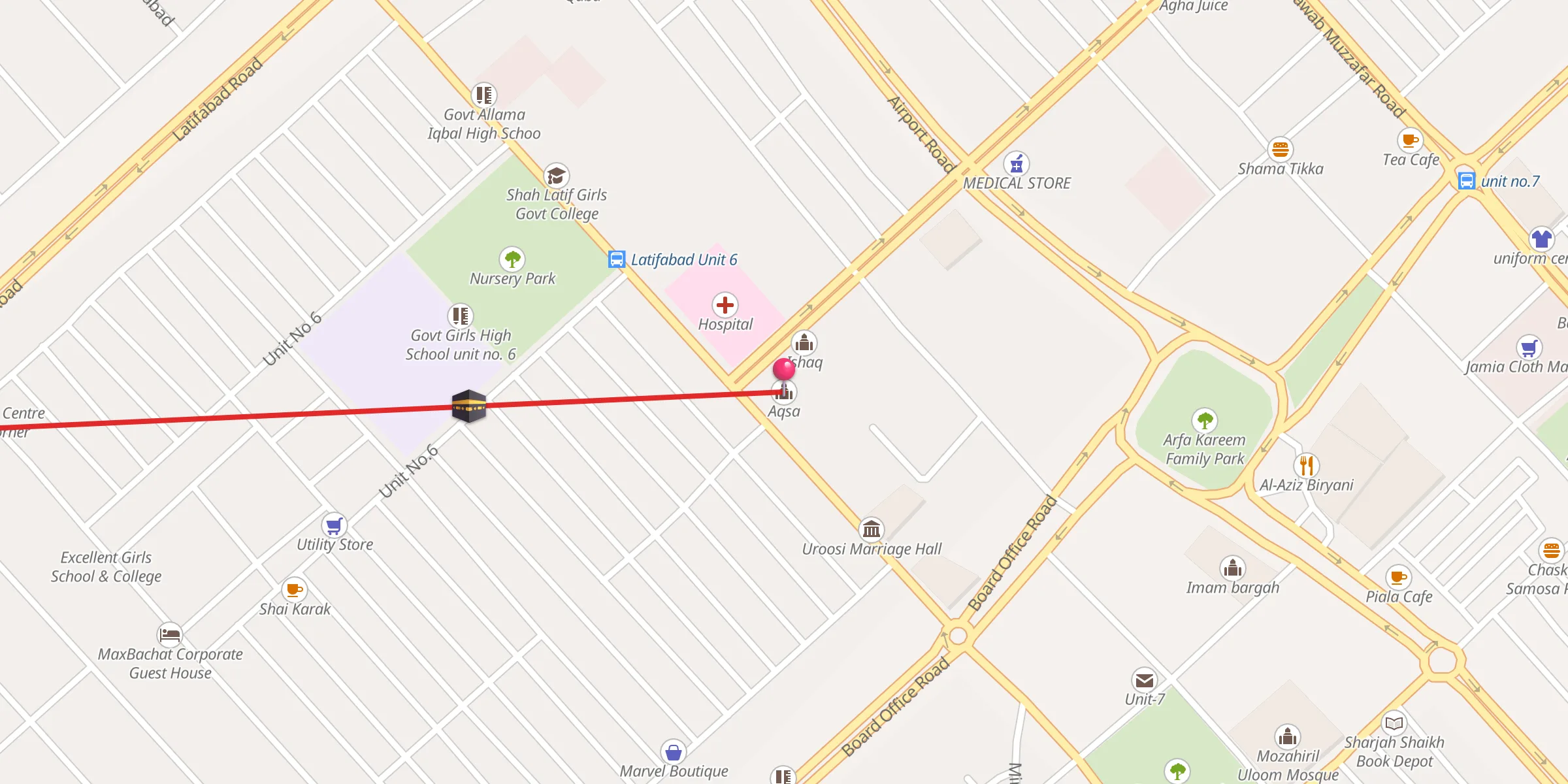 Carte de localisation : Aqsa
