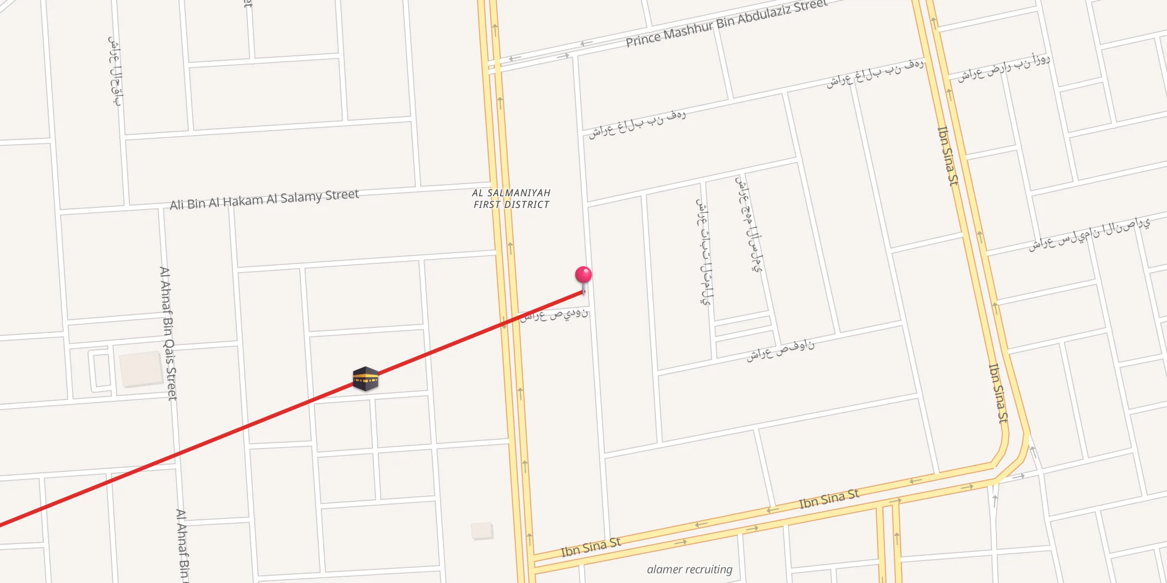 Carte de localisation : مسجد الإسراء