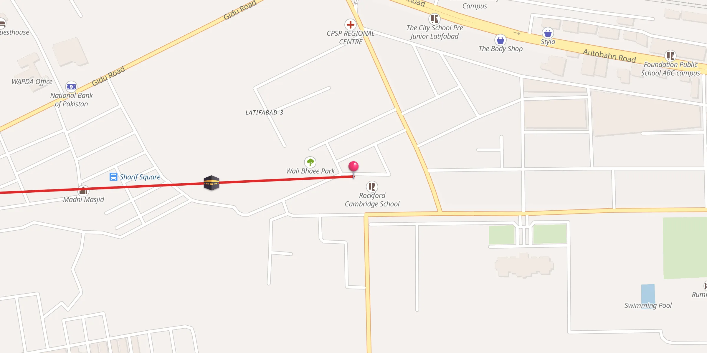 Carte de localisation : Khizra