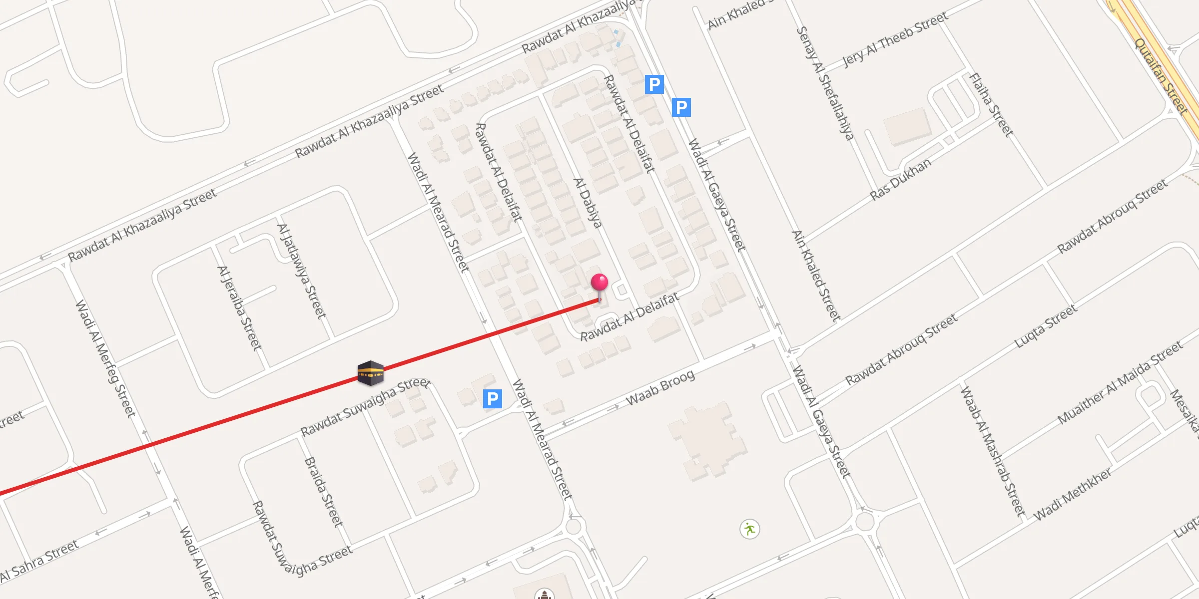 Carte de localisation : Nasser bin Rashid Al-Misned Mosque