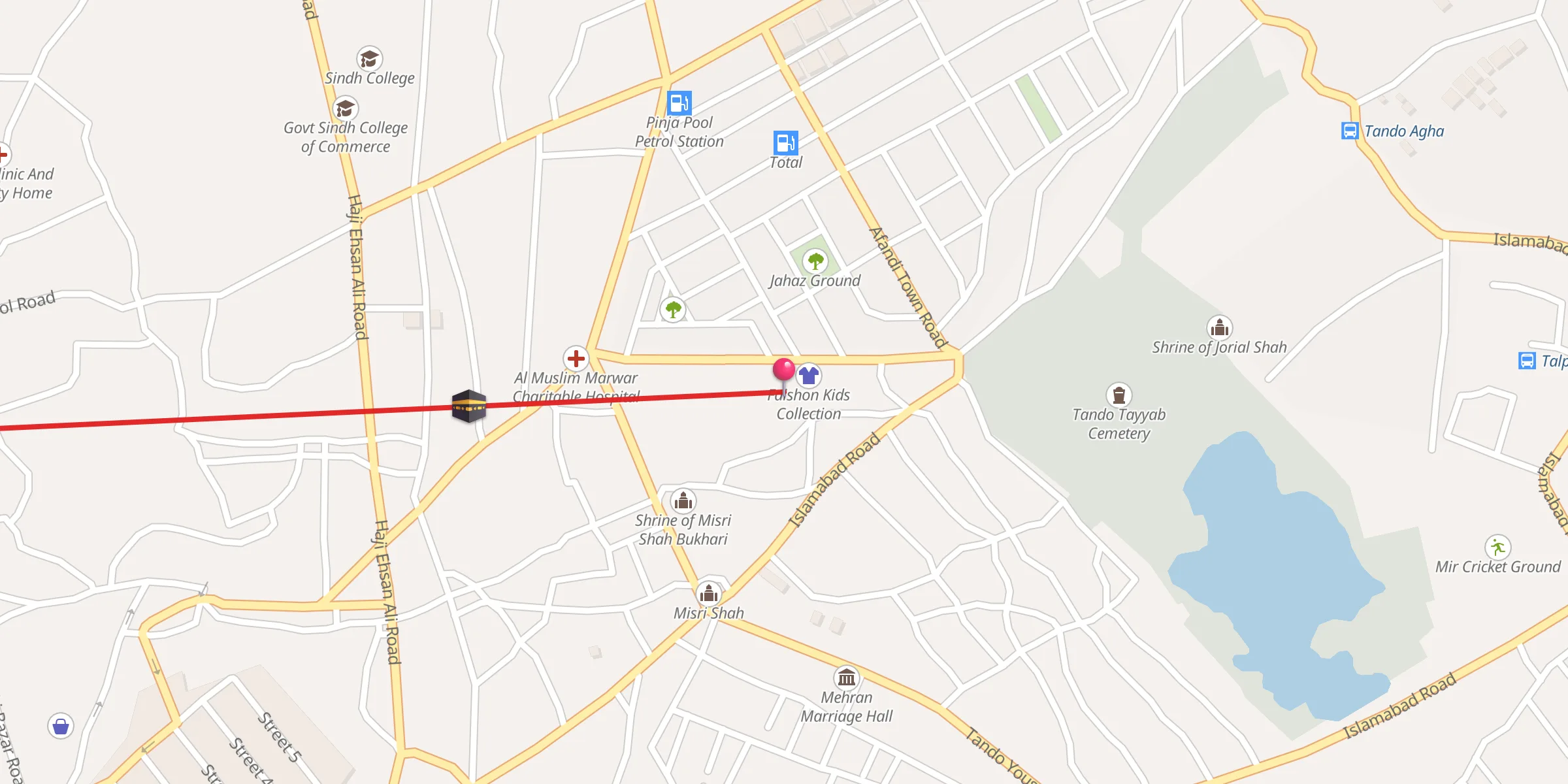 Carte de localisation : Faizan-e-Madina