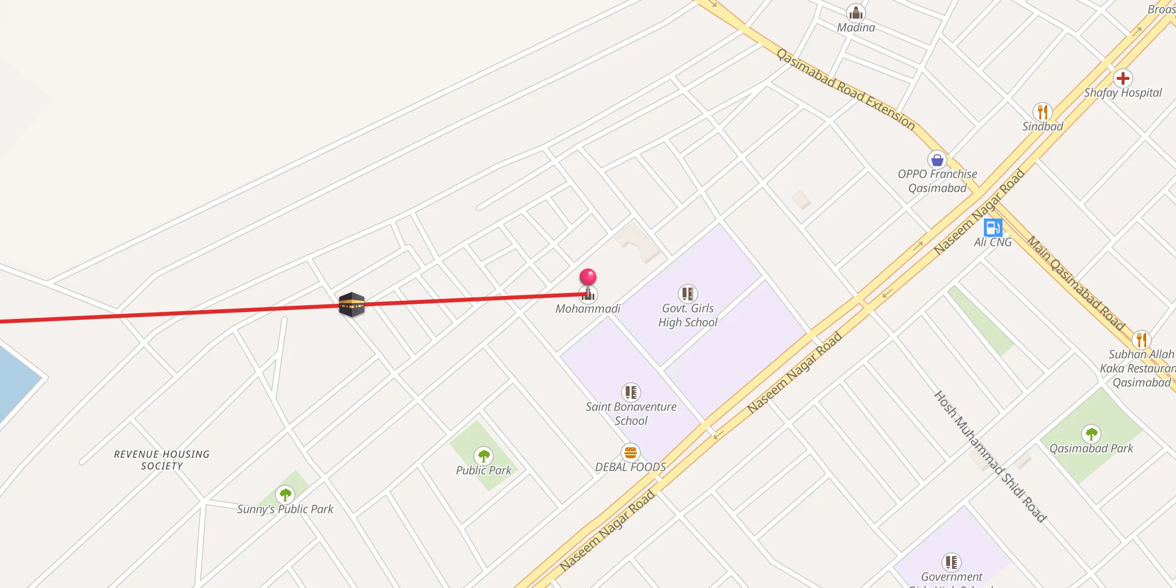 Carte de localisation : Mohammadi
