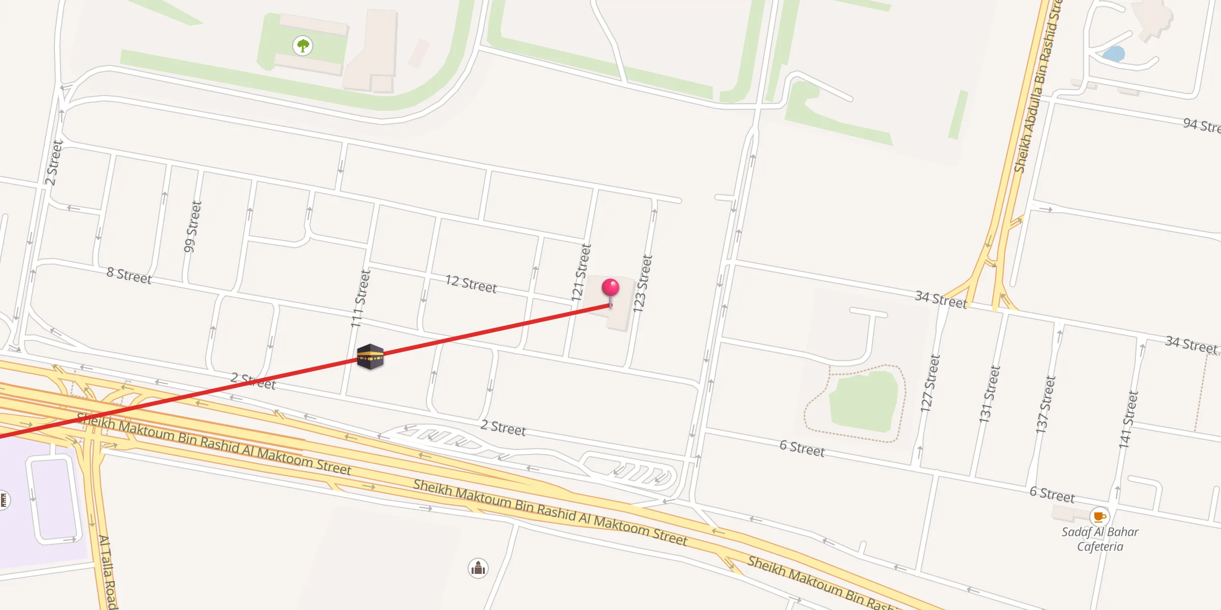 Carte de localisation : Al Hamidiyah Mosque