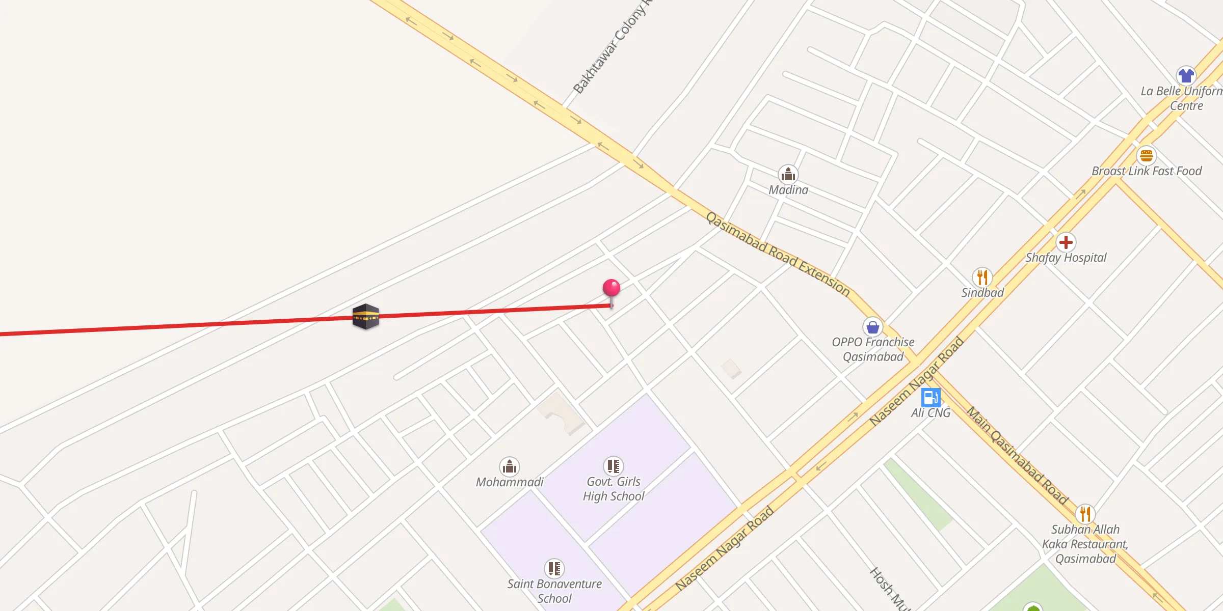Carte de localisation : Ghaffari