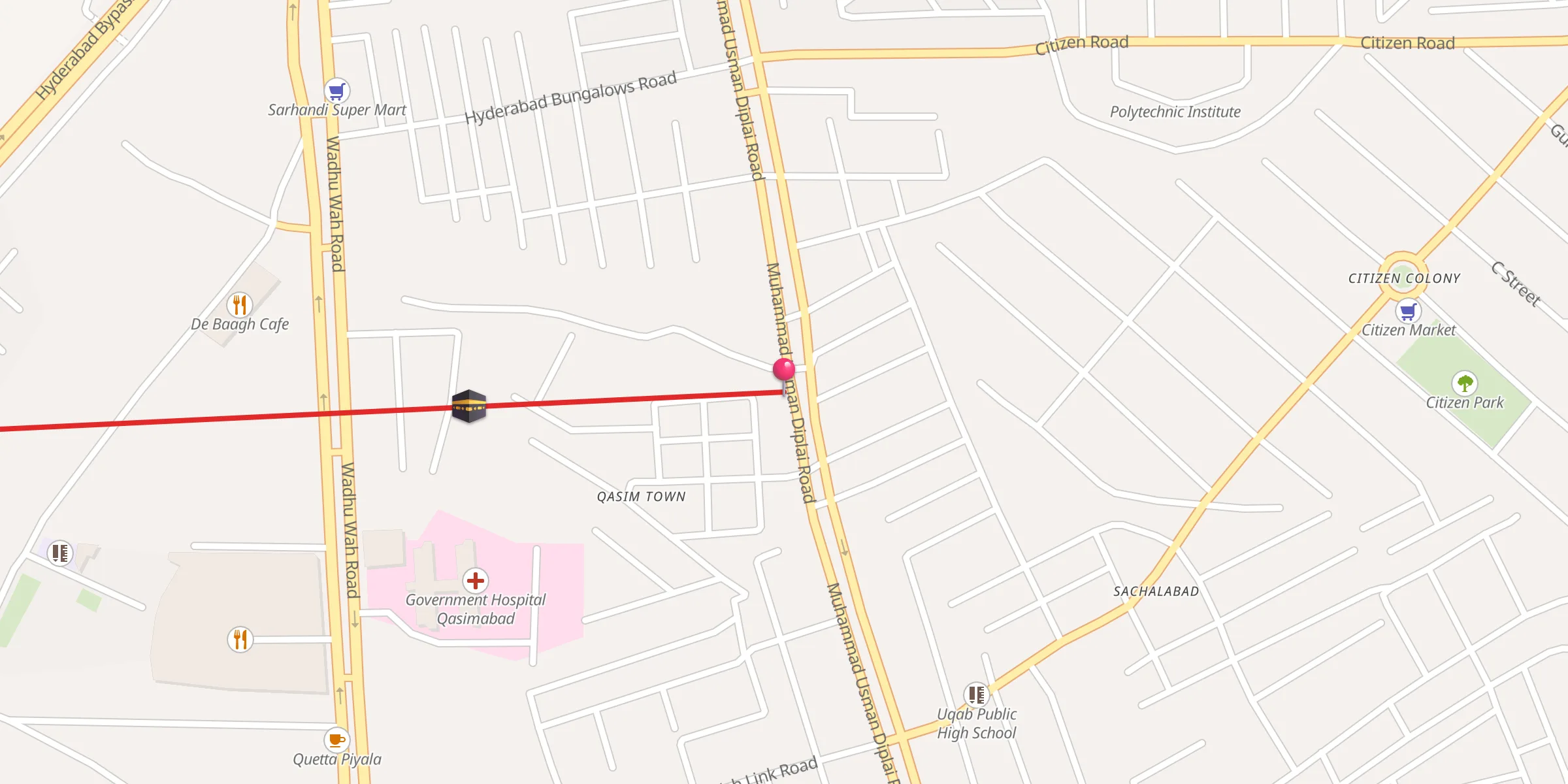 Carte de localisation : Chandia Goth
