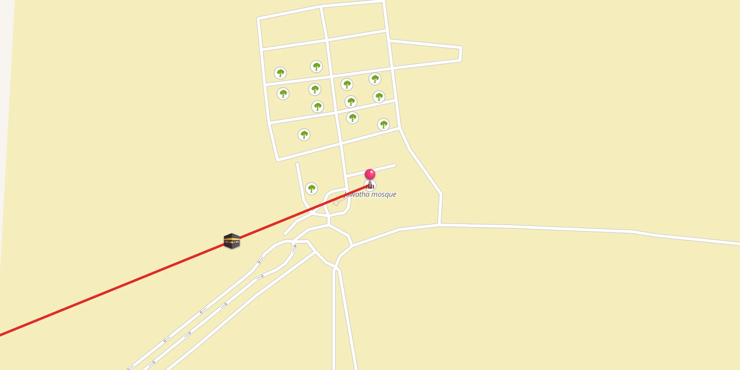 Carte de localisation : مسجد جواثا