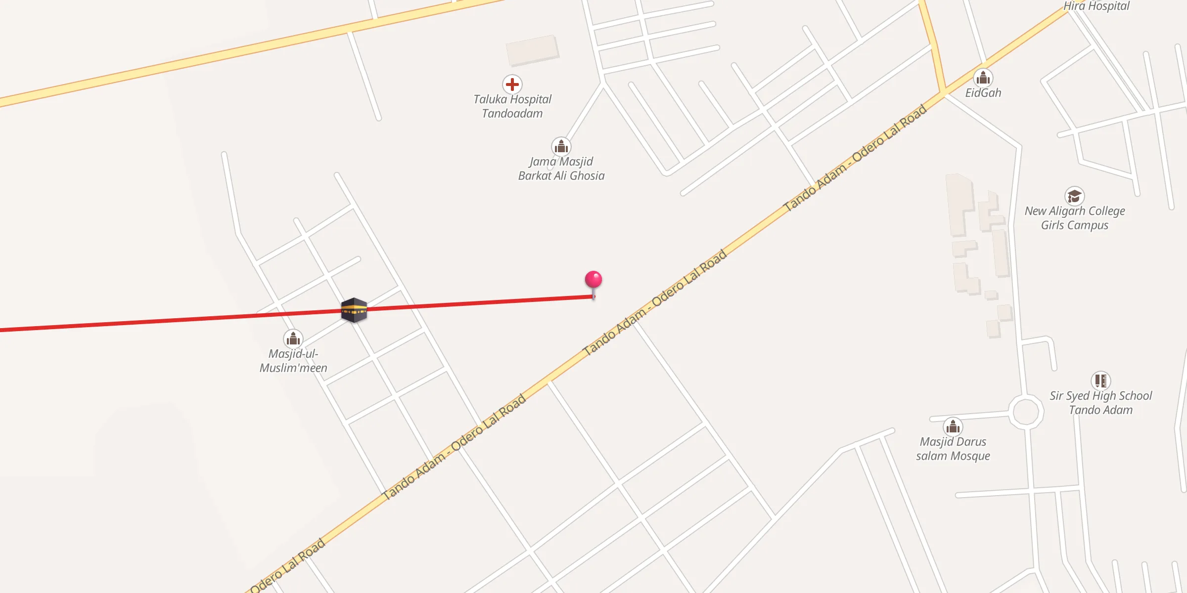 Carte de localisation : Tablighi Markaz