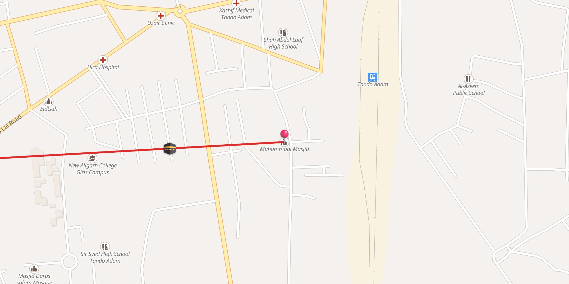 Carte de localisation : Muhammadi Masjid