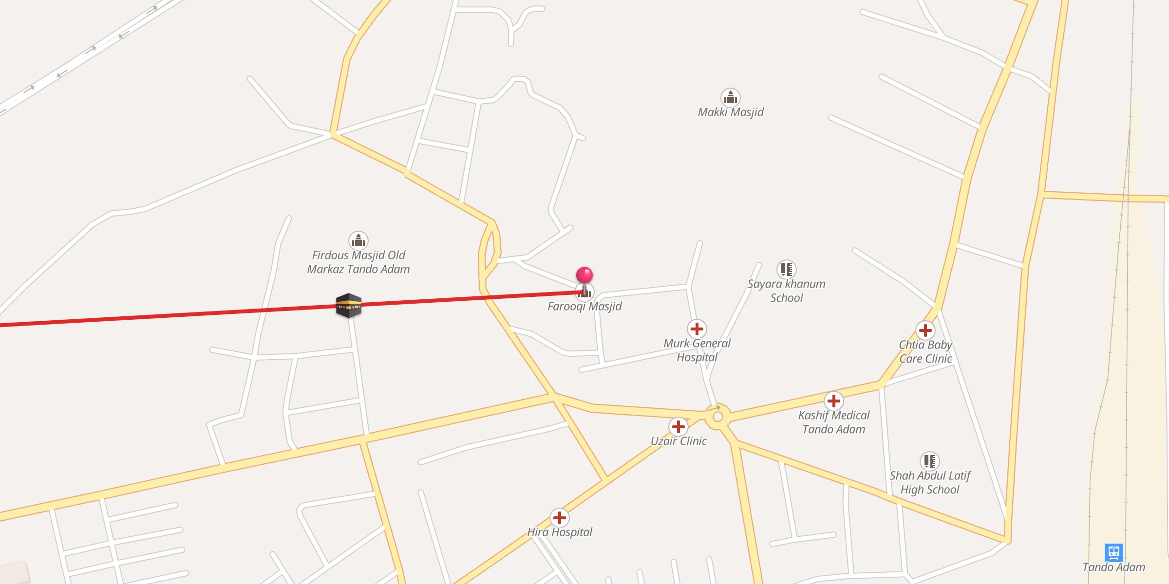Carte de localisation : Farooqi Masjid