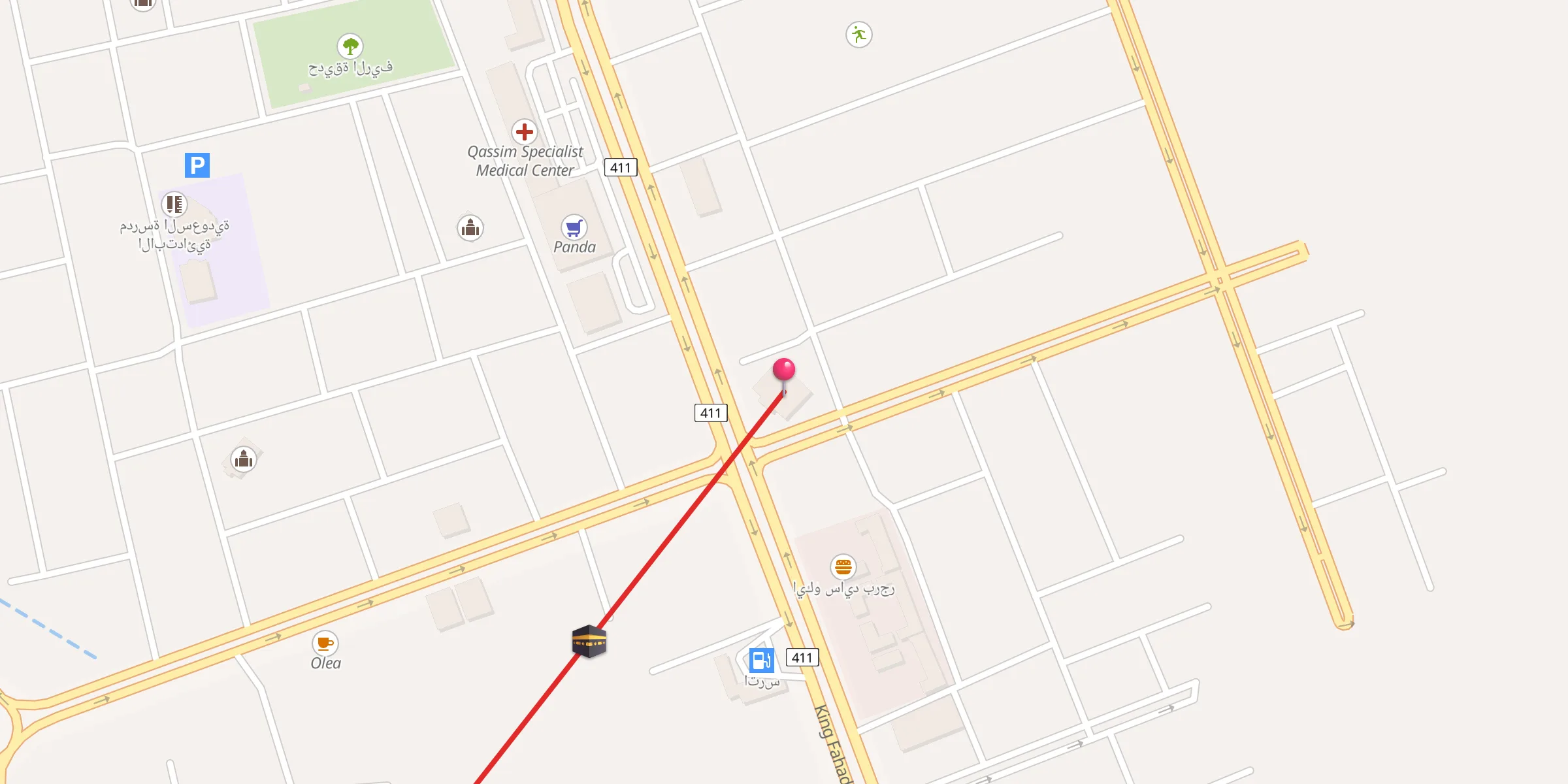 Carte de localisation : جامع عامر الزيد العامر