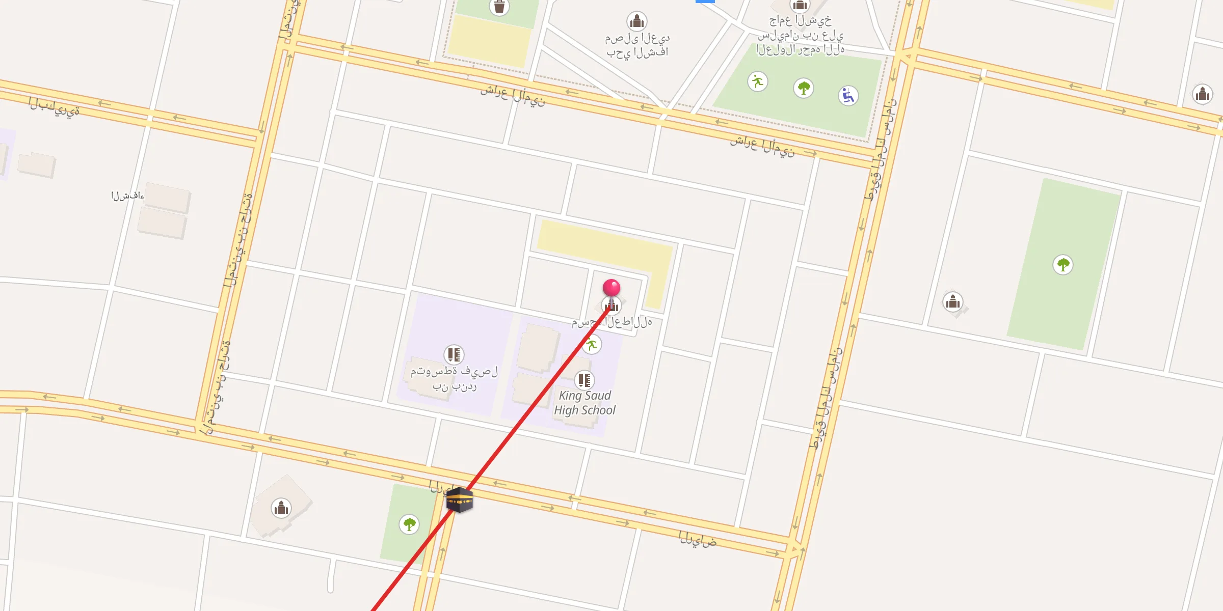 Carte de localisation : مسجد العطالله