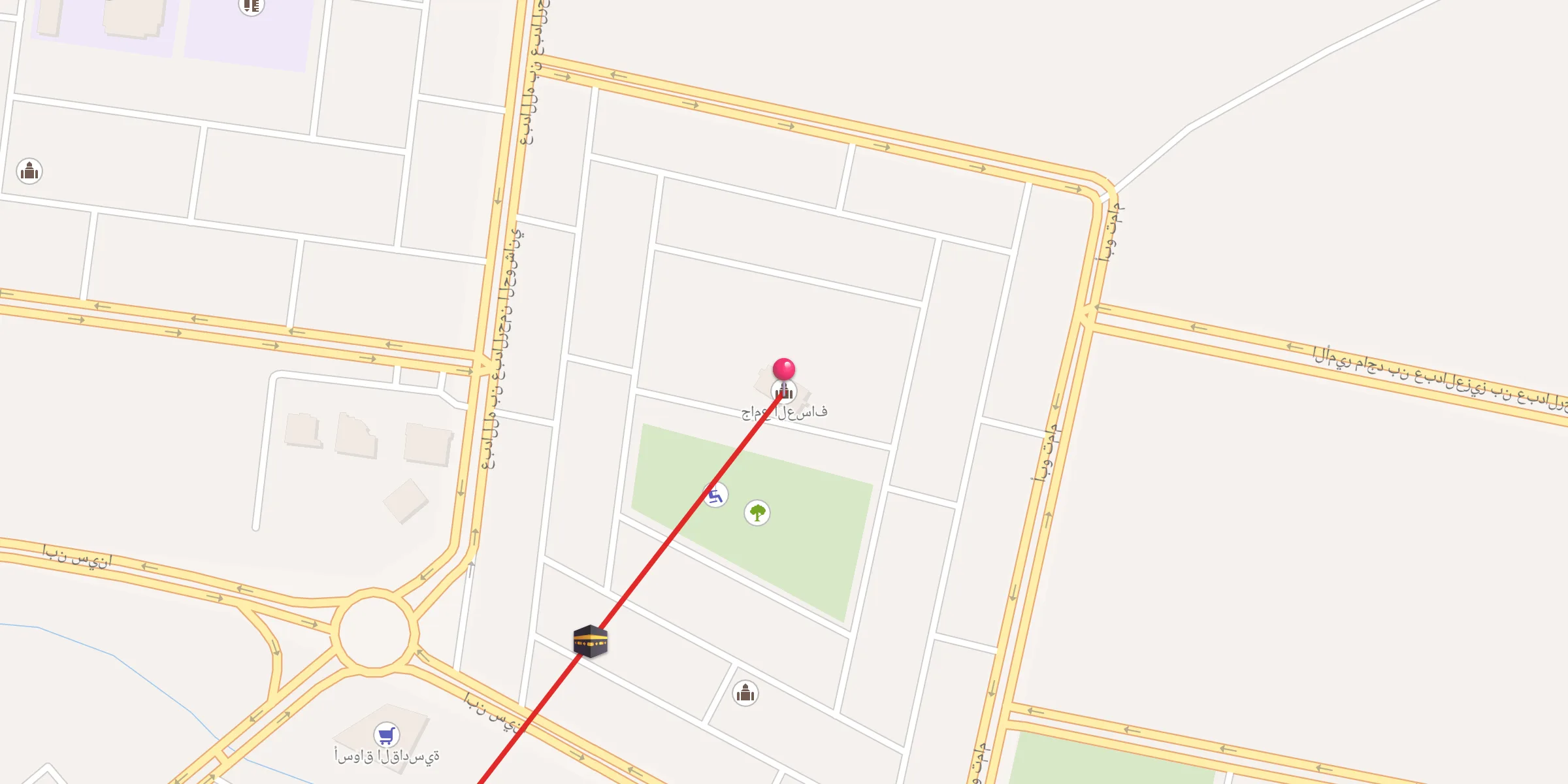 Carte de localisation : جامع العساف