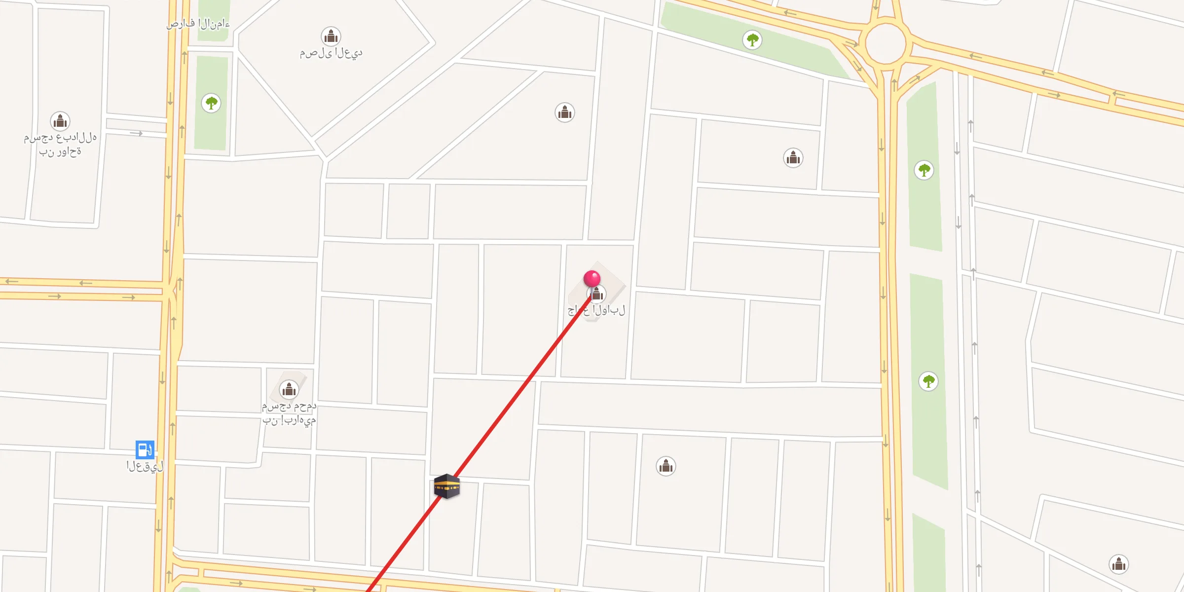 Carte de localisation : جامع الوابل