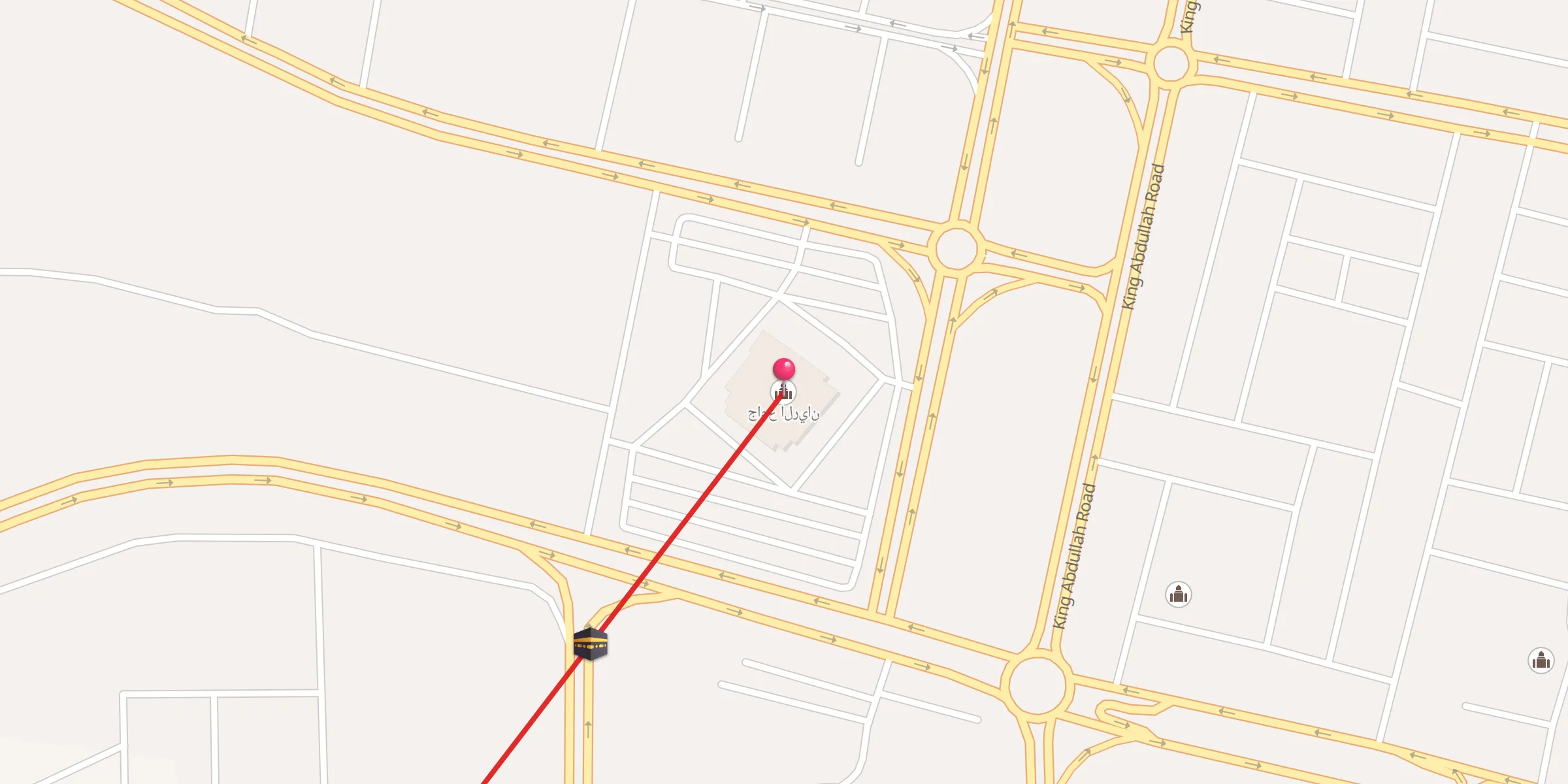 Carte de localisation : جامع الريان