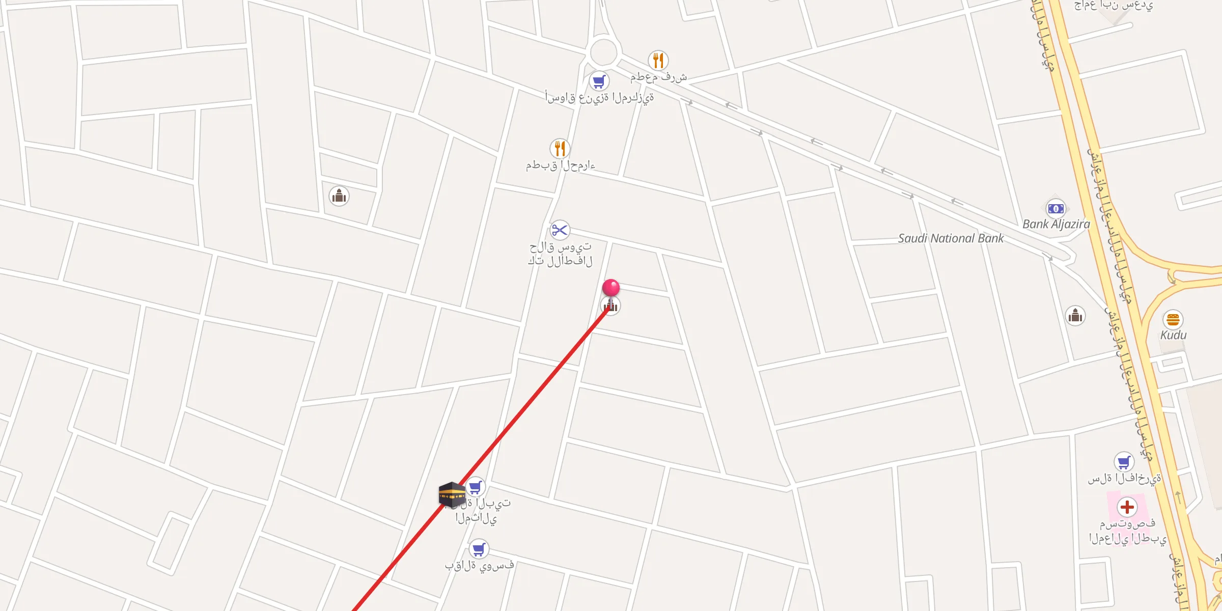 Carte de localisation : Mosquée