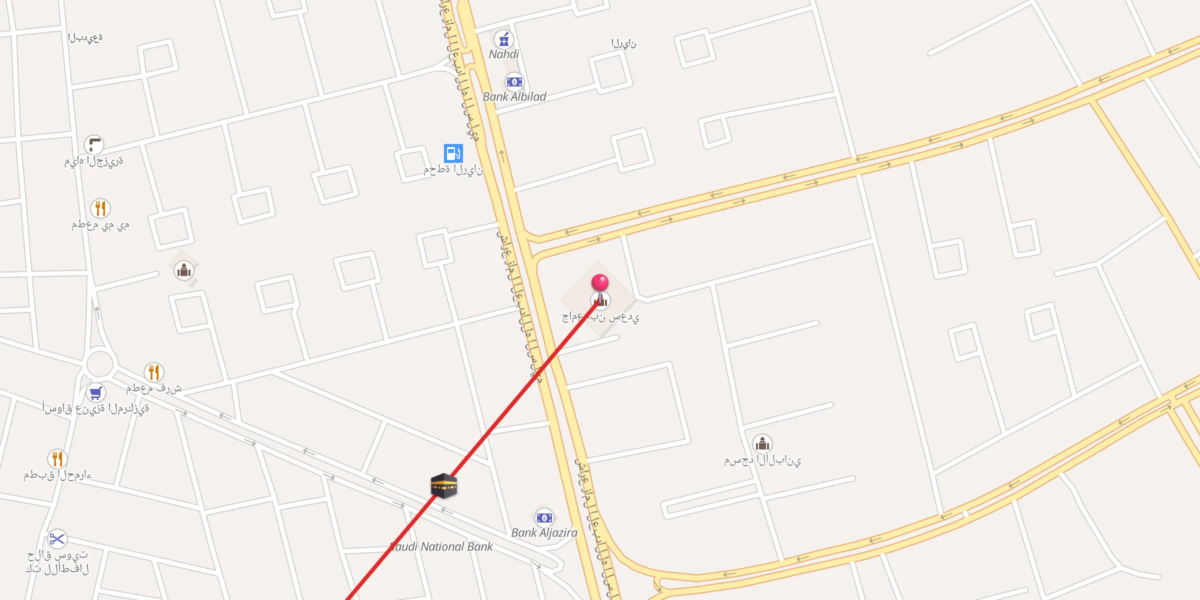 Carte de localisation : جامع ابن سعدي