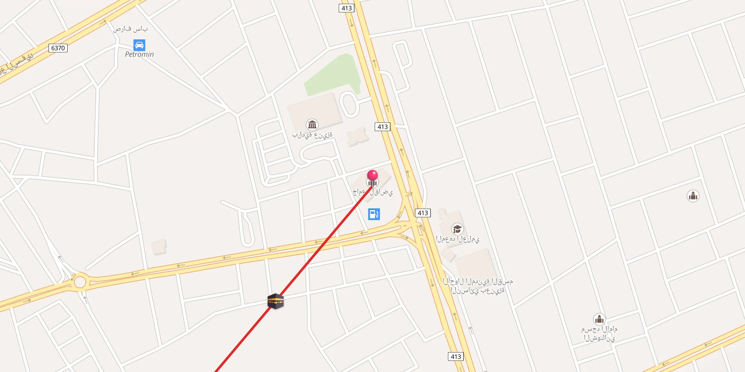 Carte de localisation : جامع القاضي
