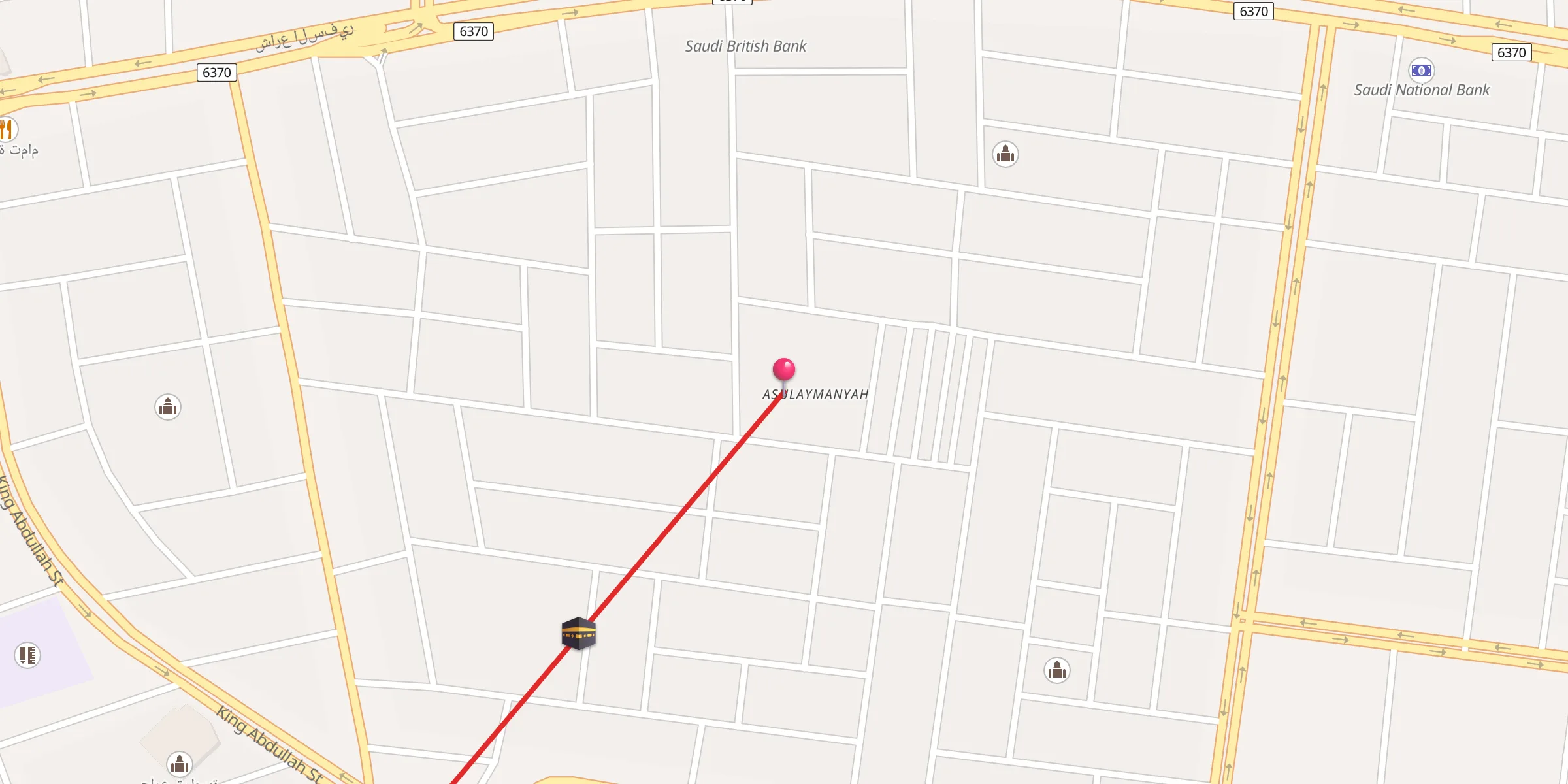 Carte de localisation : جامع السليمانية