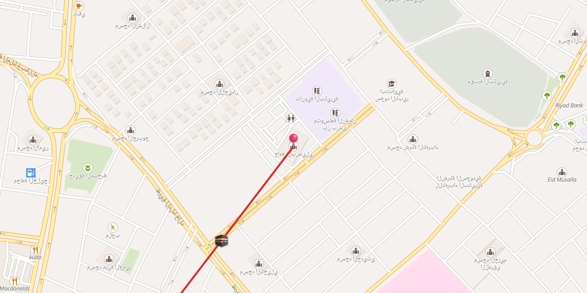 Carte de localisation : جامع البصيلي
