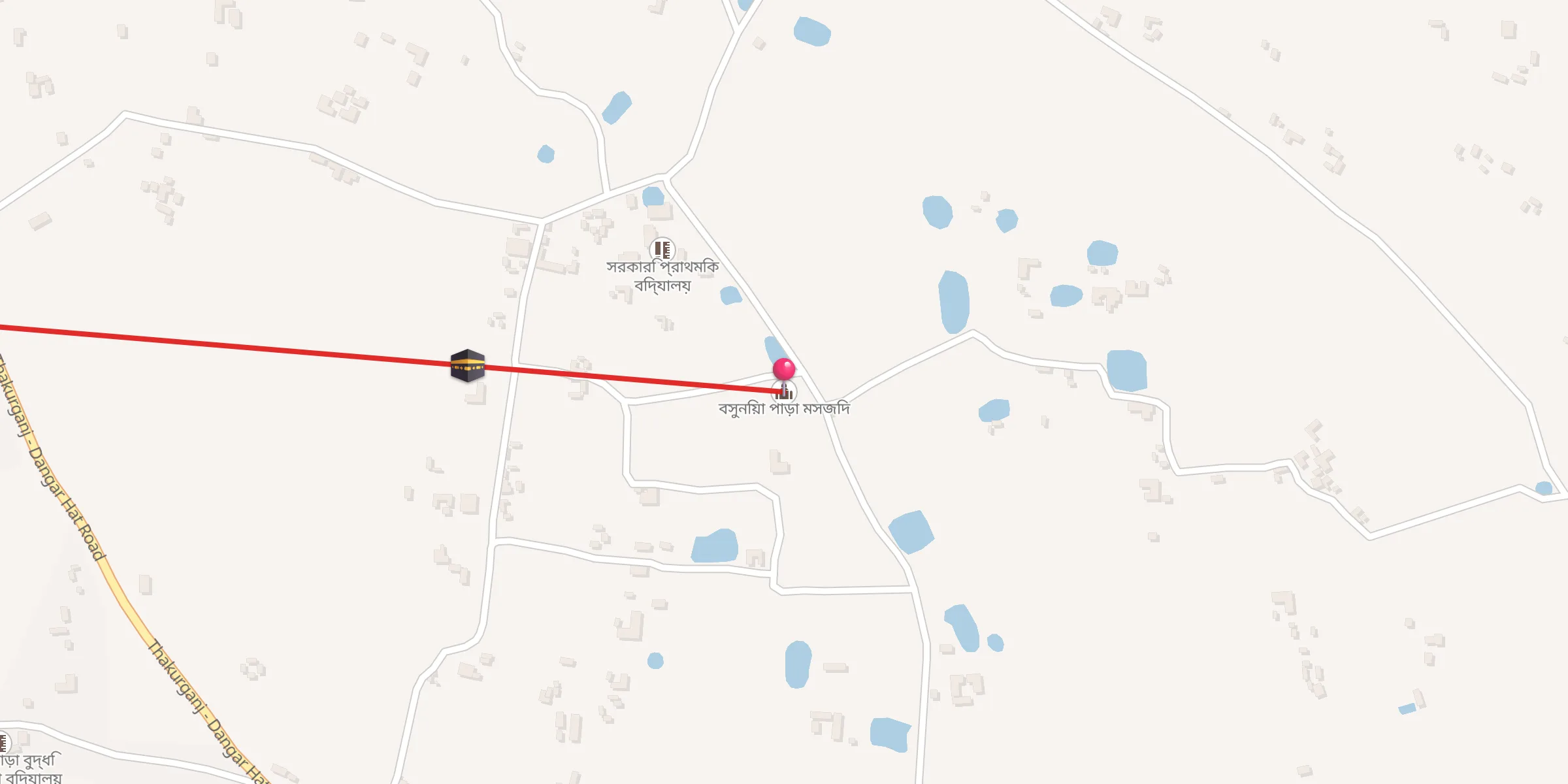 Carte de localisation : বসুনিয়া পাড়া মসজিদ