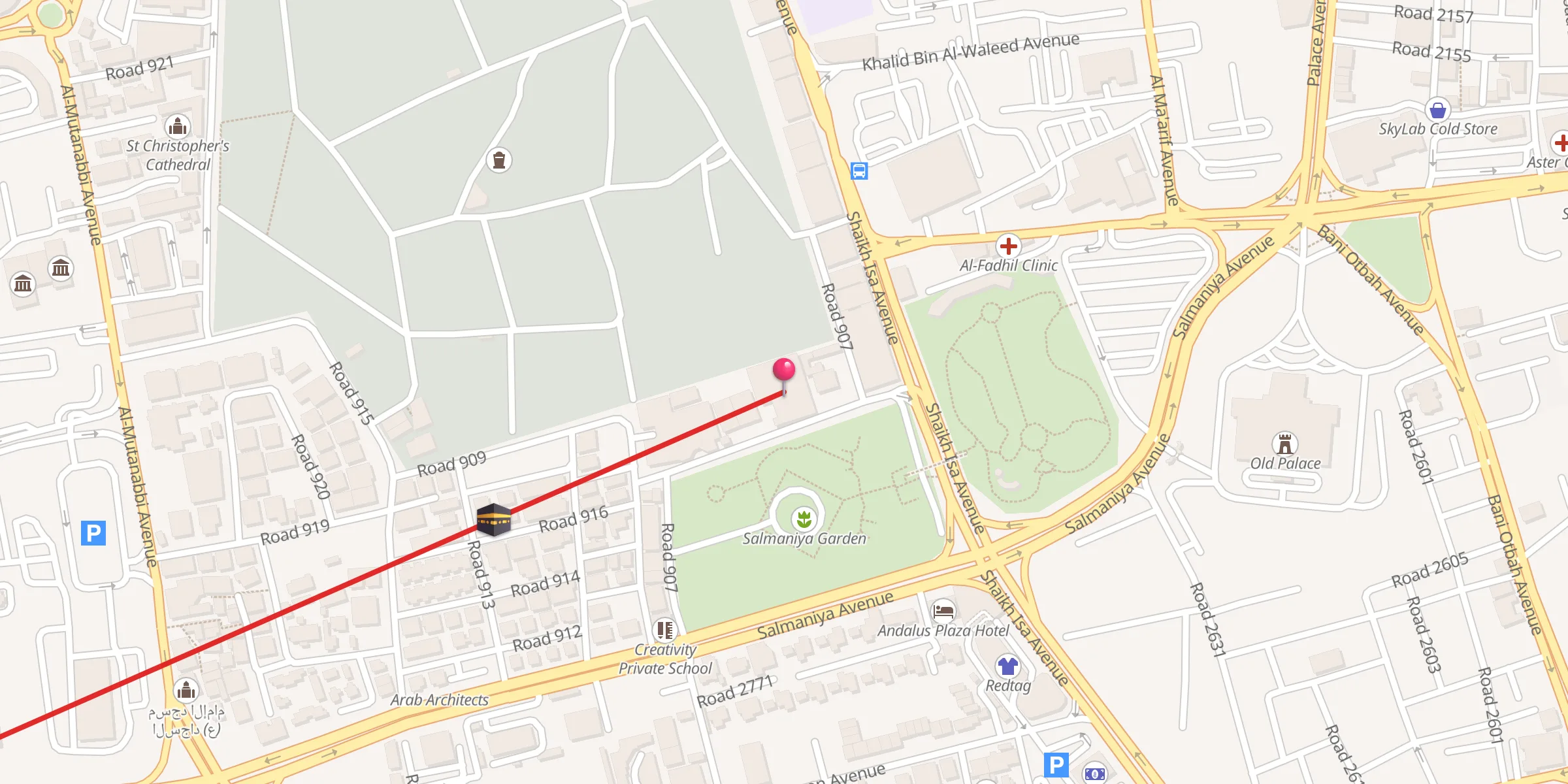 Carte de localisation : Bohra Mosque