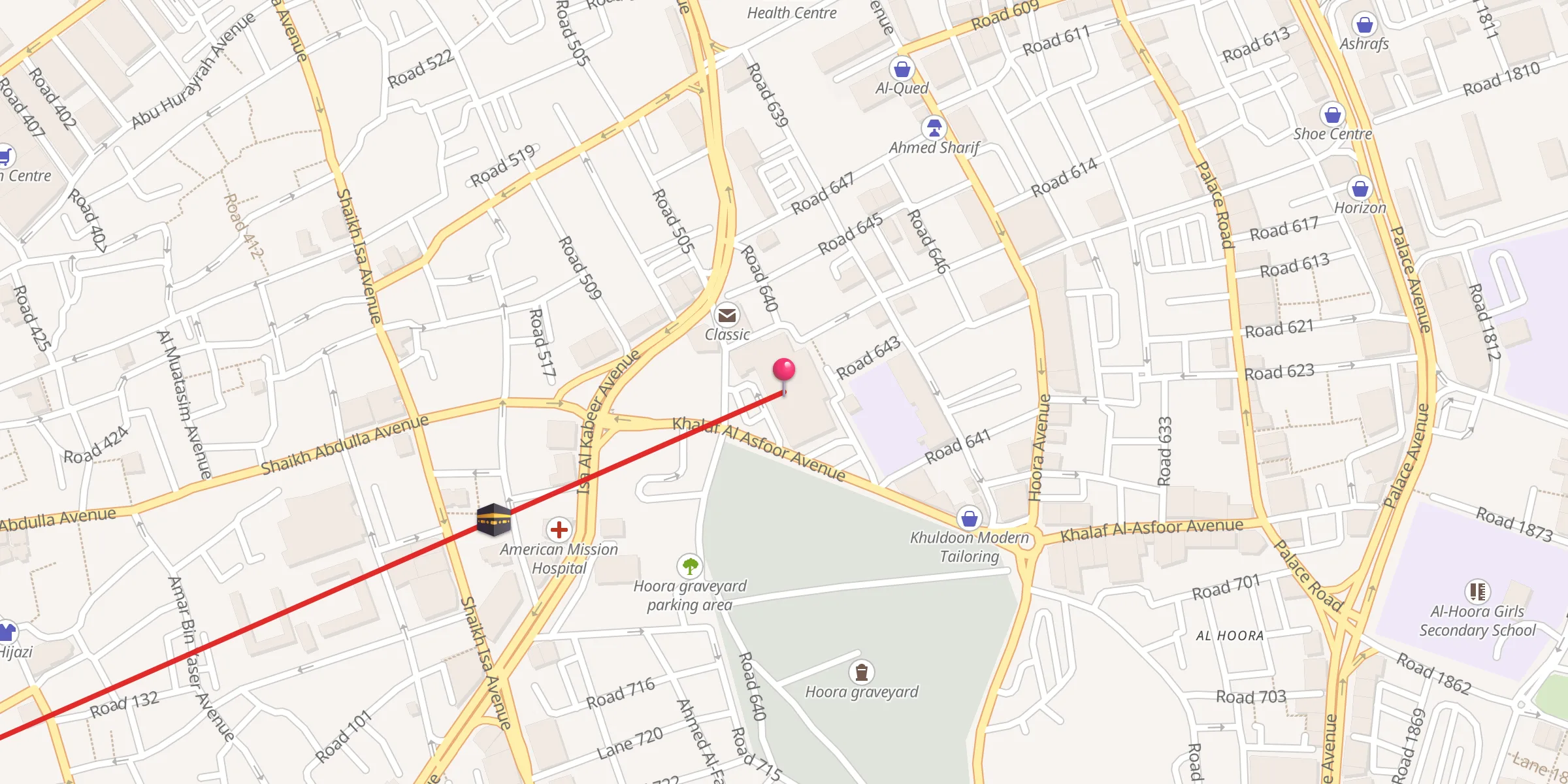 Carte de localisation : Farooq Mosque
