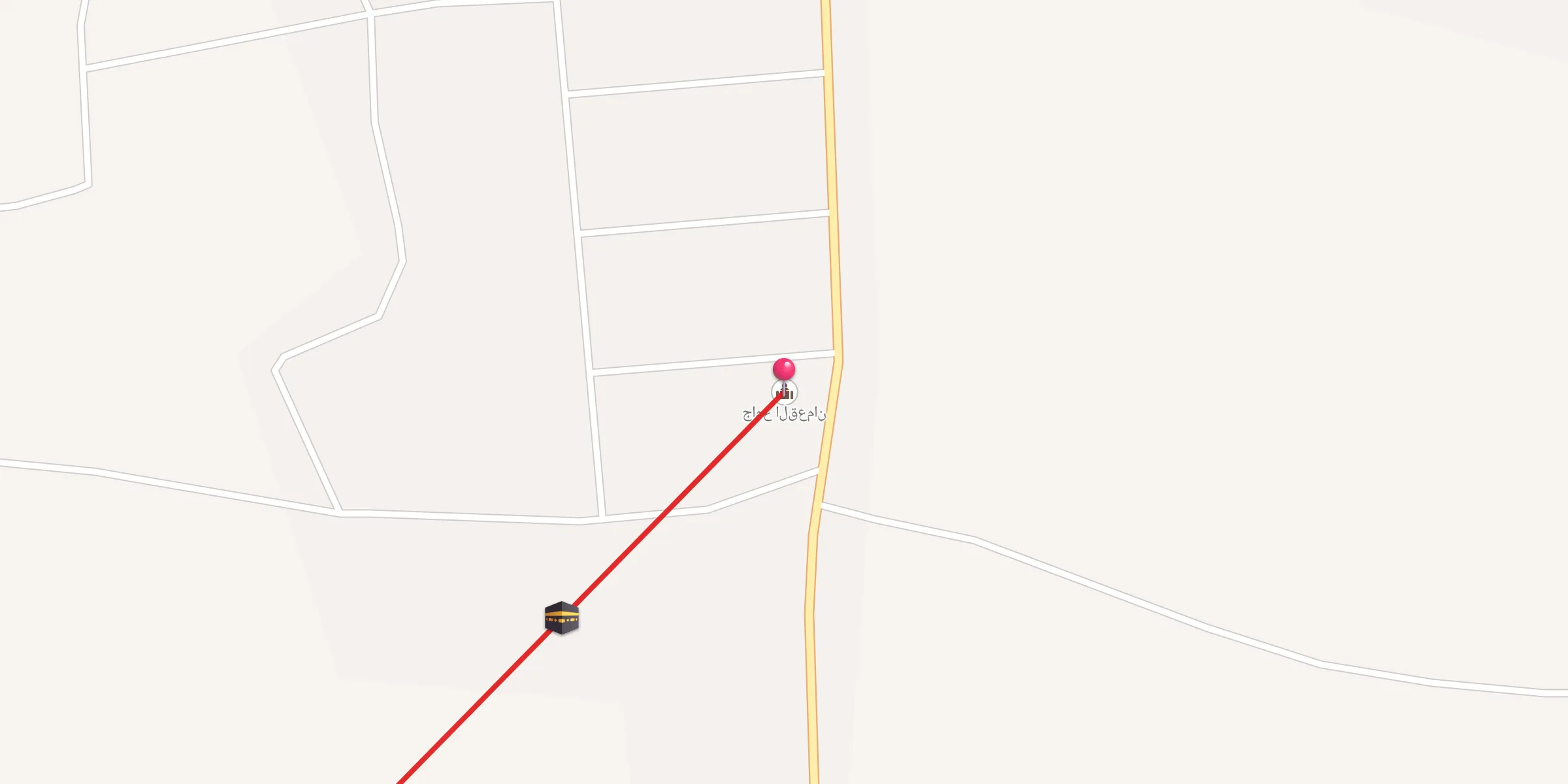 Carte de localisation : جامع القعمان