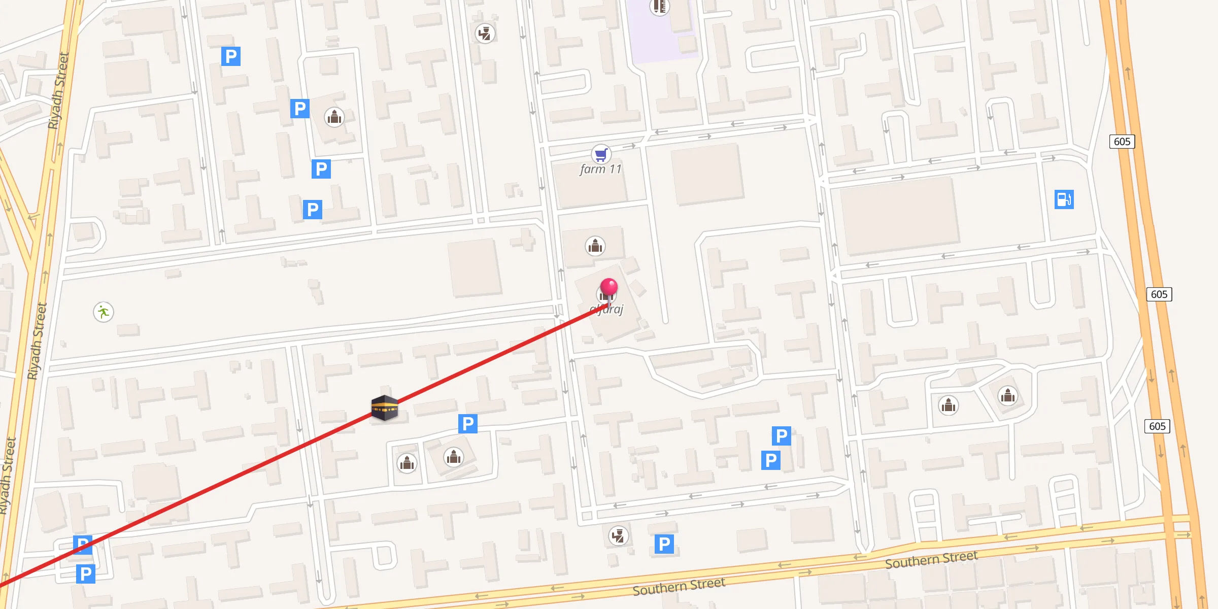 Carte de localisation : alfaraj