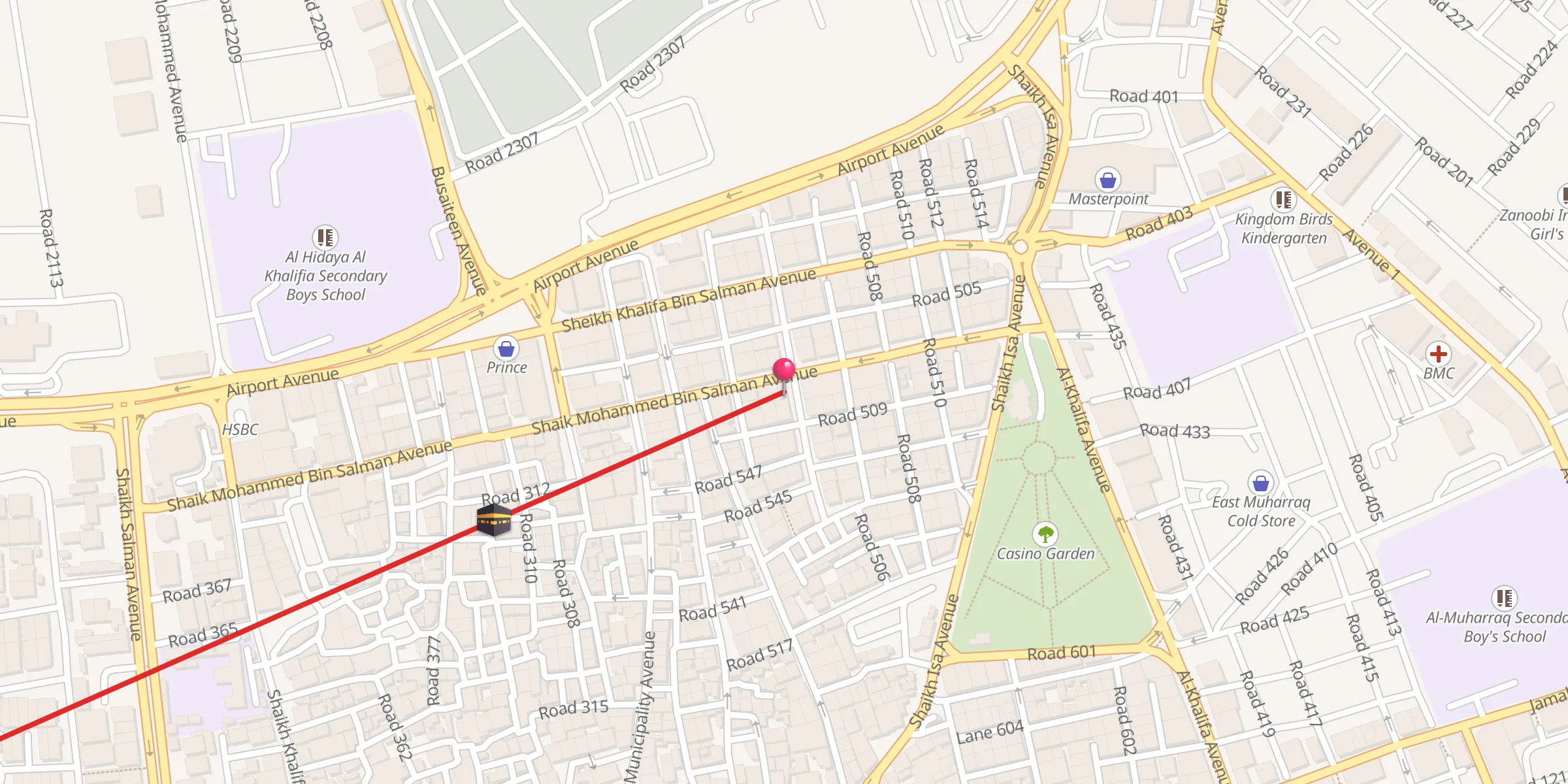 Carte de localisation : Masjid Gazi