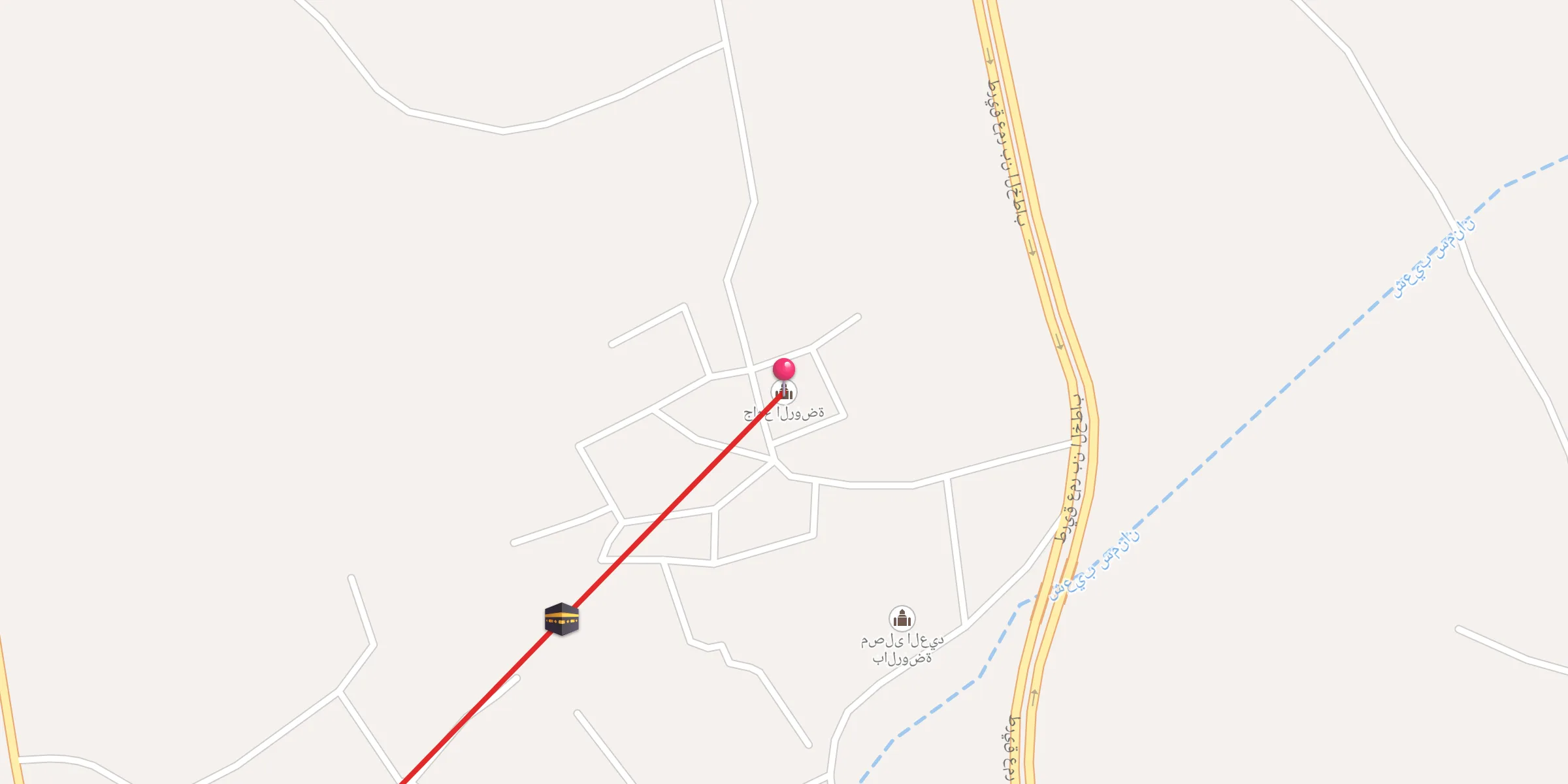 Carte de localisation : جامع الروضة