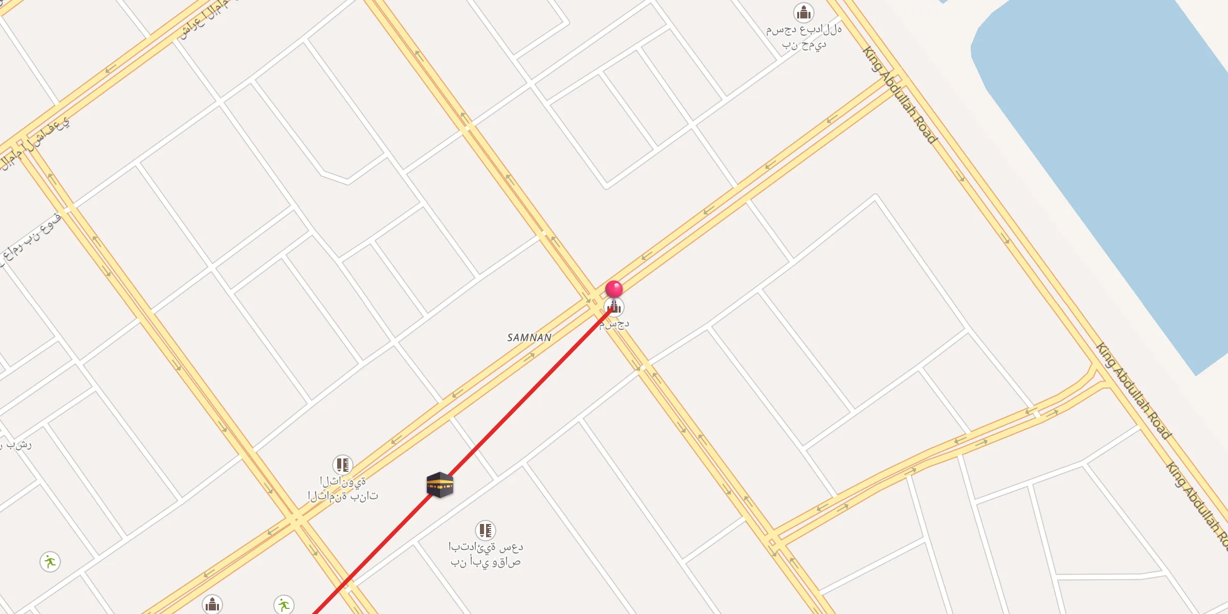 Carte de localisation : مسجد