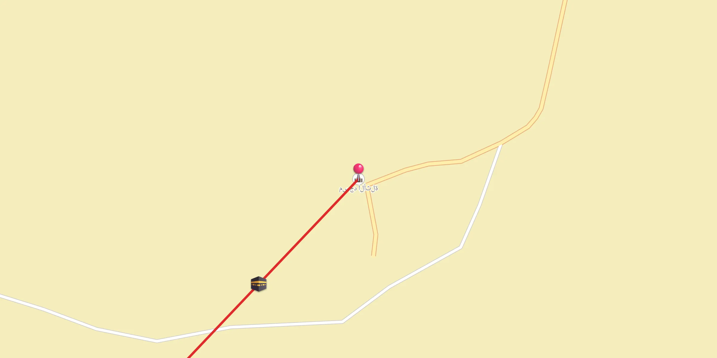 Carte de localisation : مسجد الأثلة