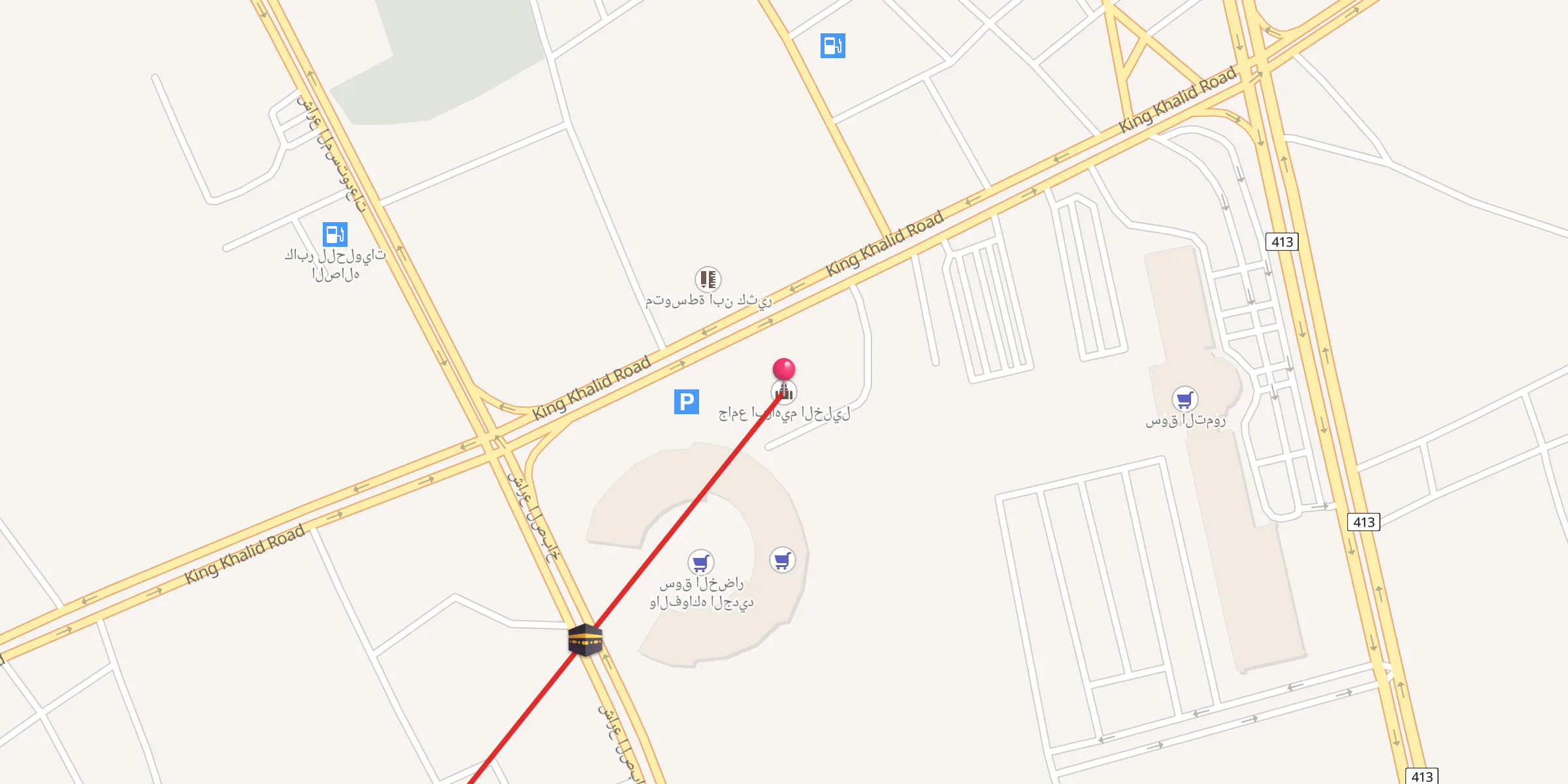 Carte de localisation : جامع ابراهيم الخليل