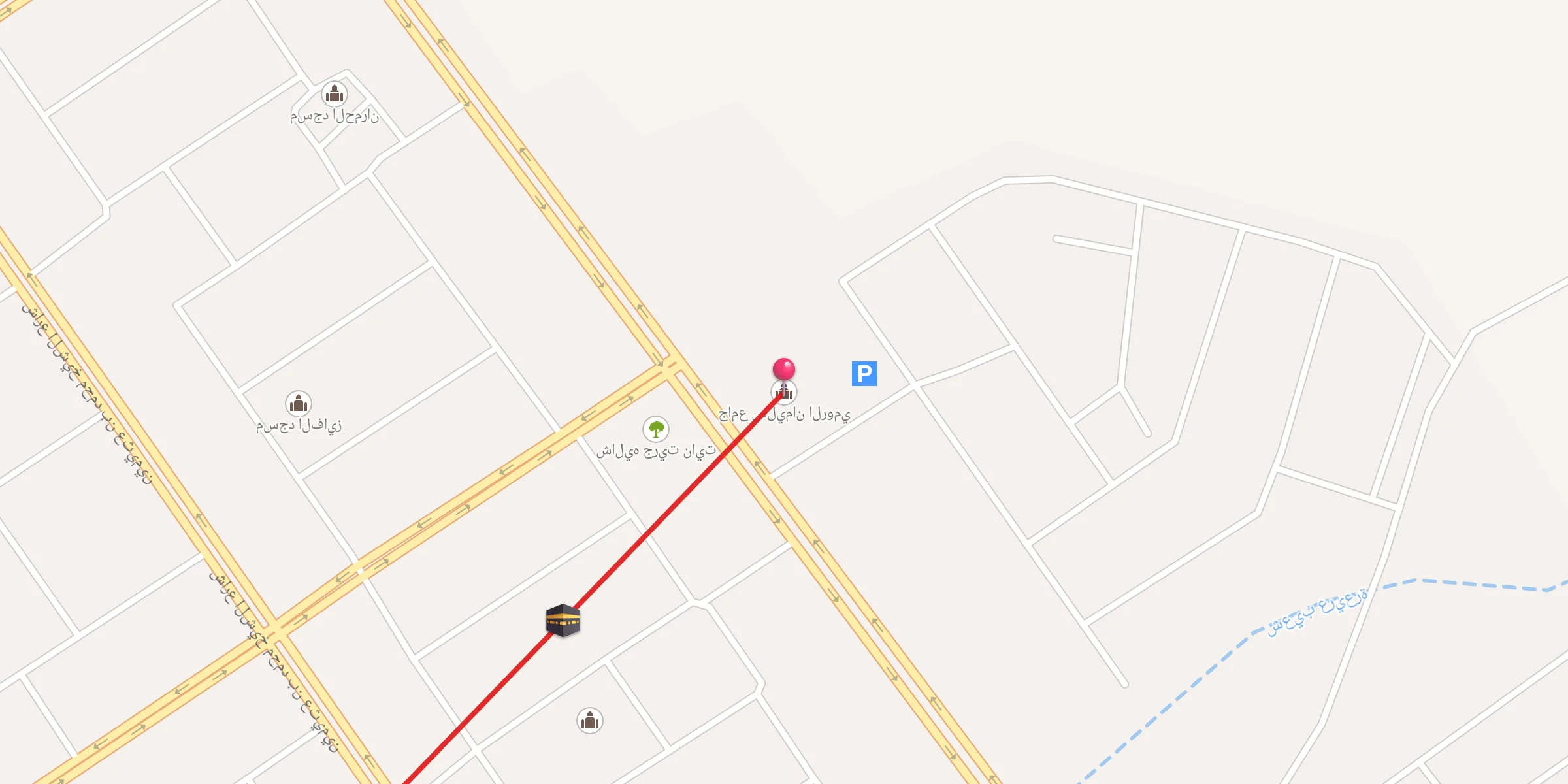 Carte de localisation : جامع سليمان الرومي